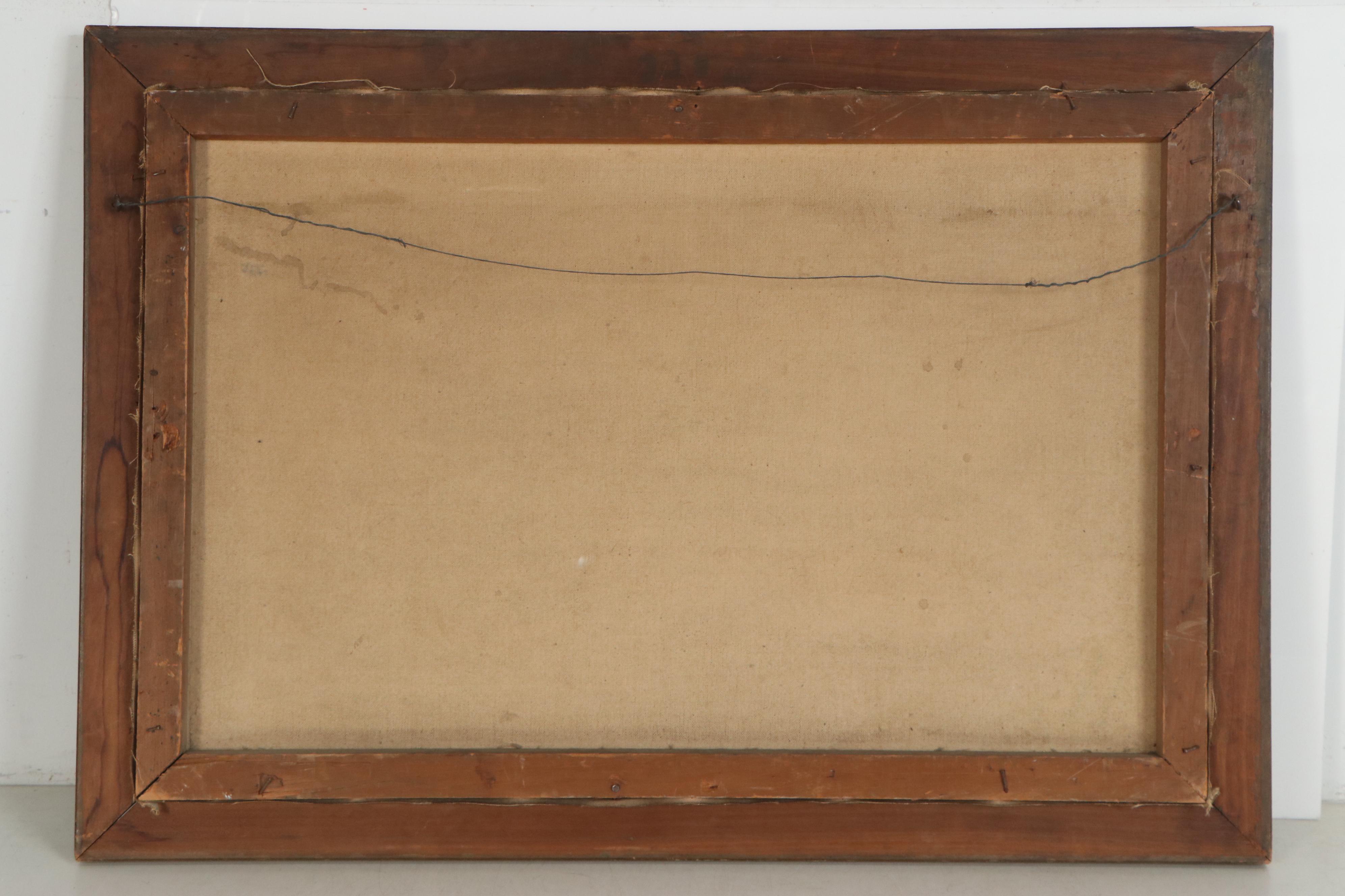 A. Kramer Oil Painting of Forest Landscape, Early 20th Century EBTH