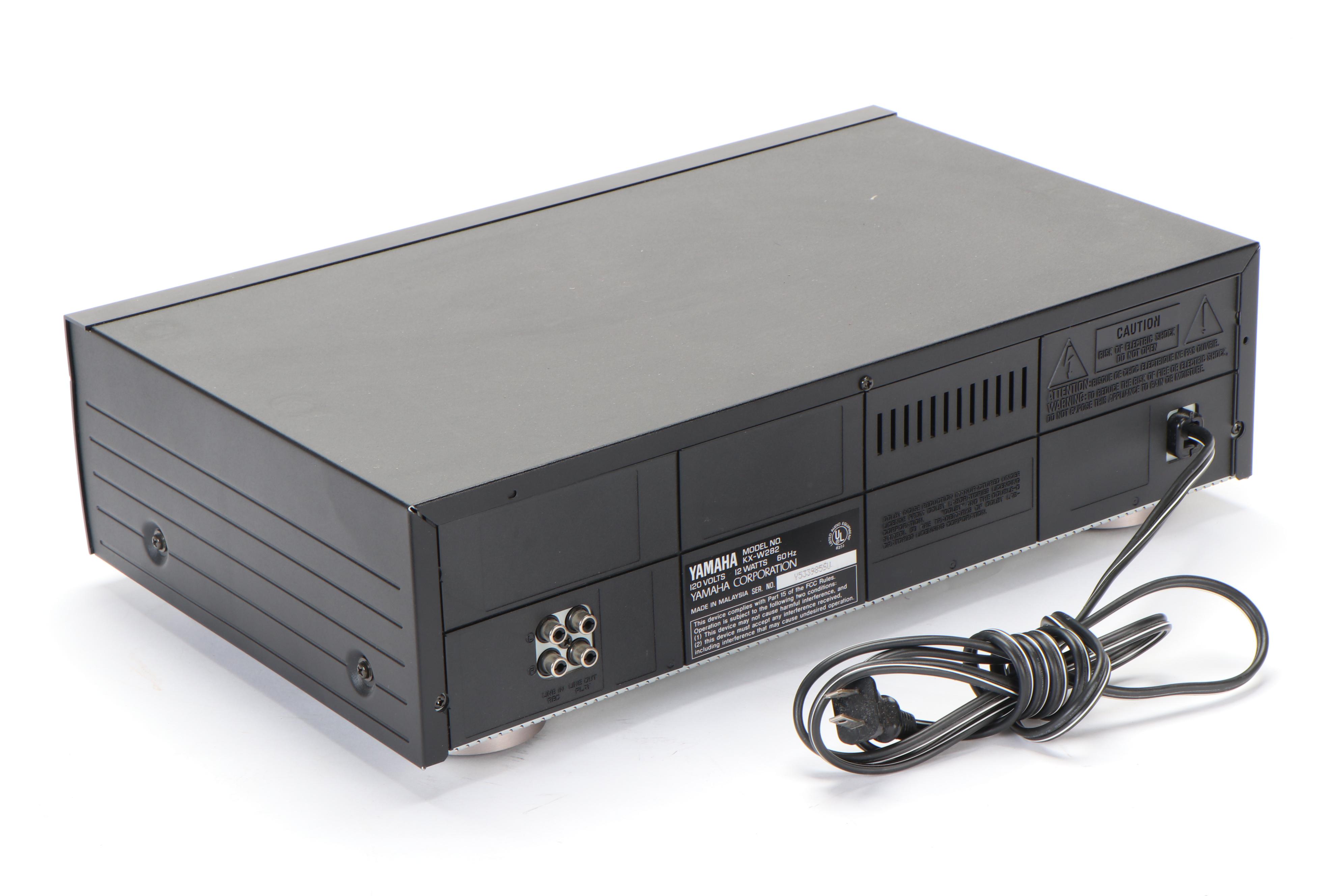 Yamaha FiveDisc DVD Player with Cassette Desk and Stereo Reciever EBTH