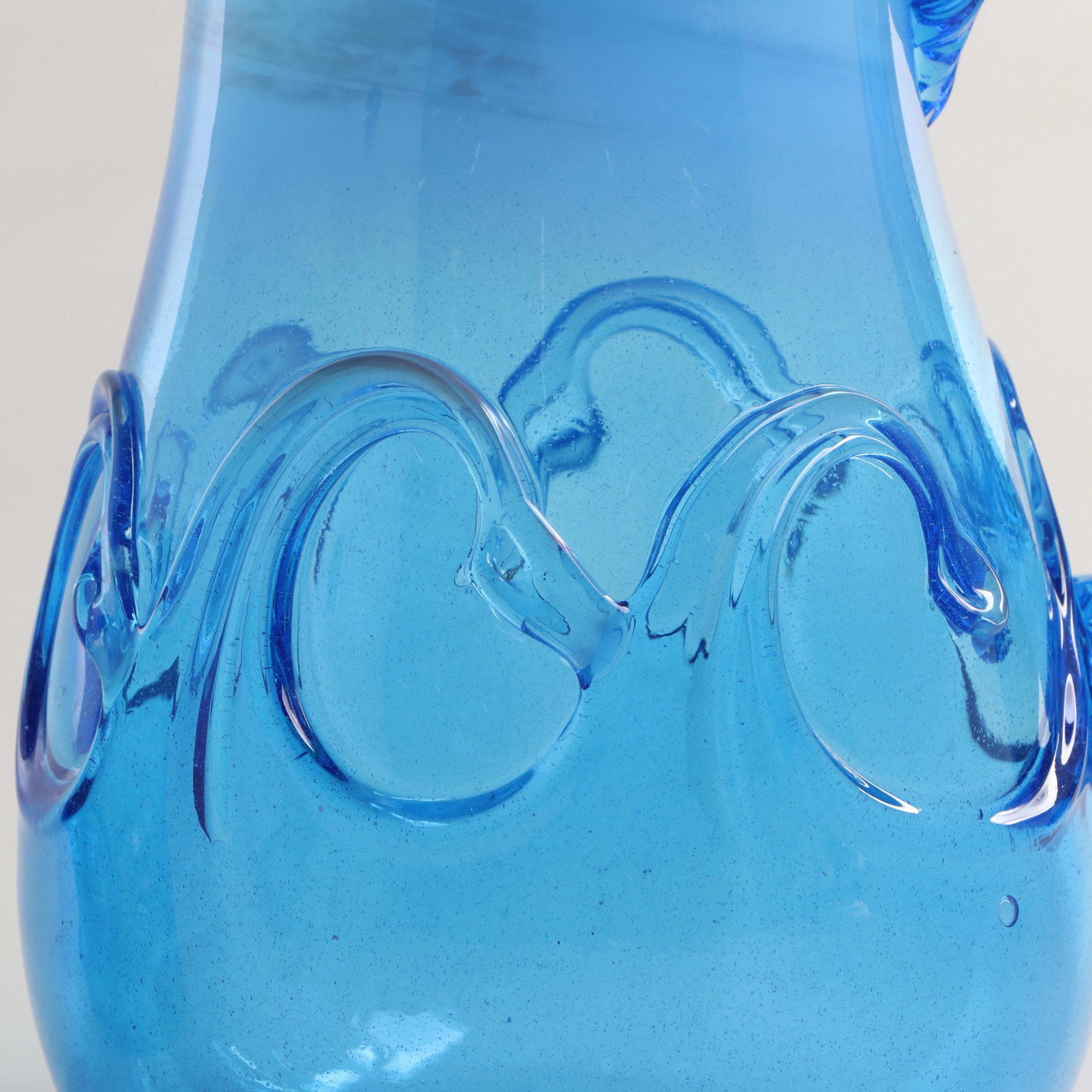 Joe Deanda HandBlown Pitcher and Mug with Other Art Glass Tableware EBTH