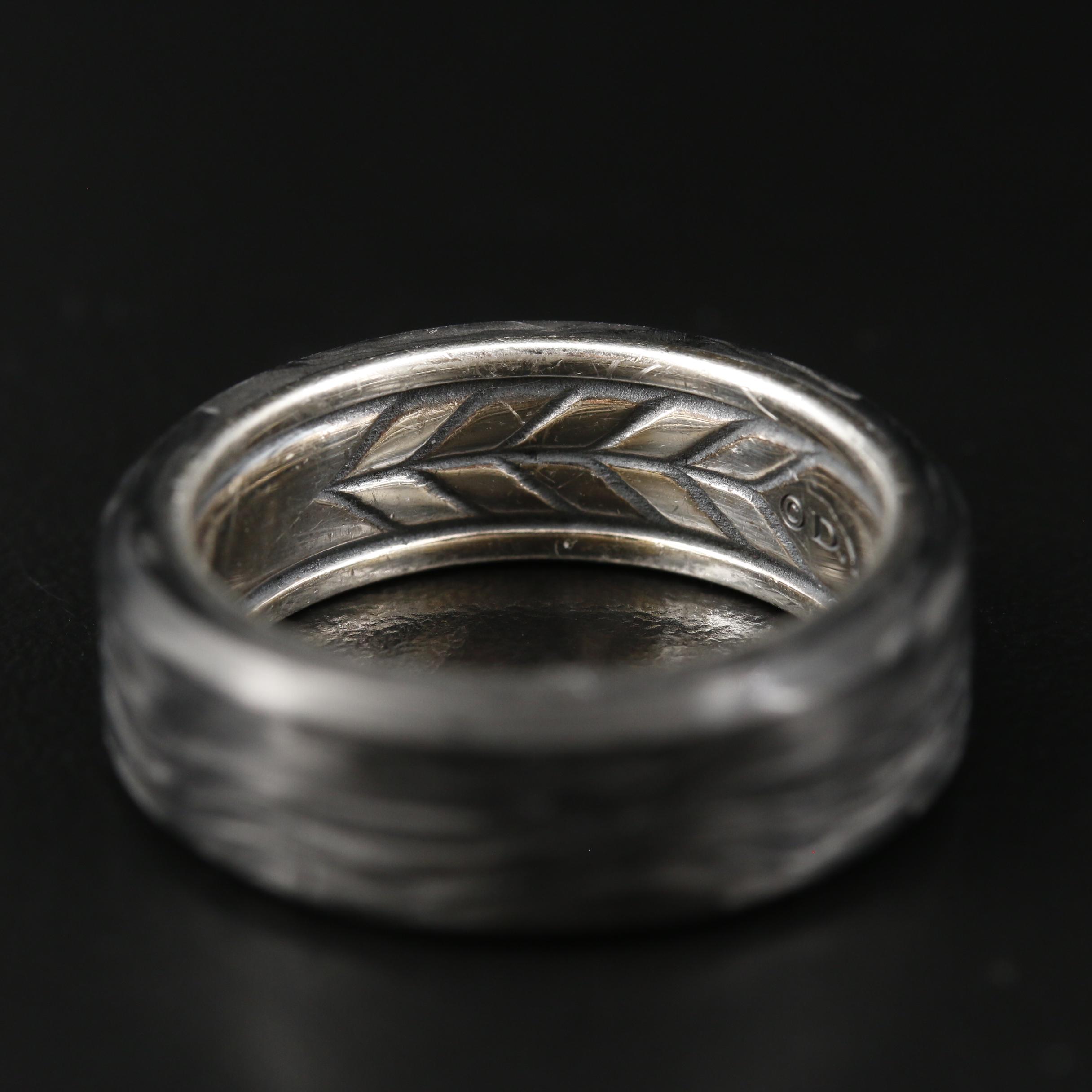 David Yurman Sterling Carbon Fiber Band EBTH