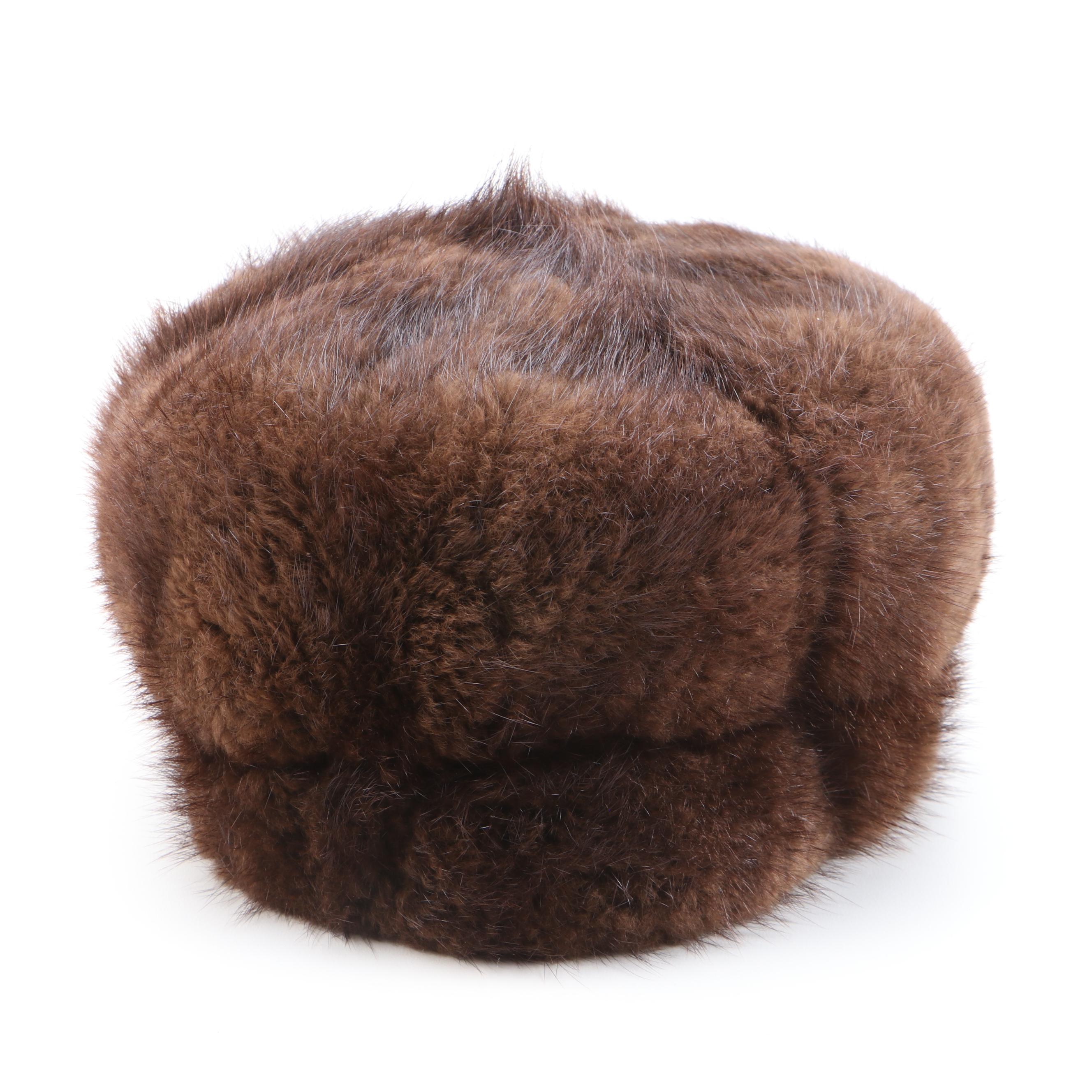 Mink Fur Hats Including Pot Poht Russian Mink Fur Hat EBTH