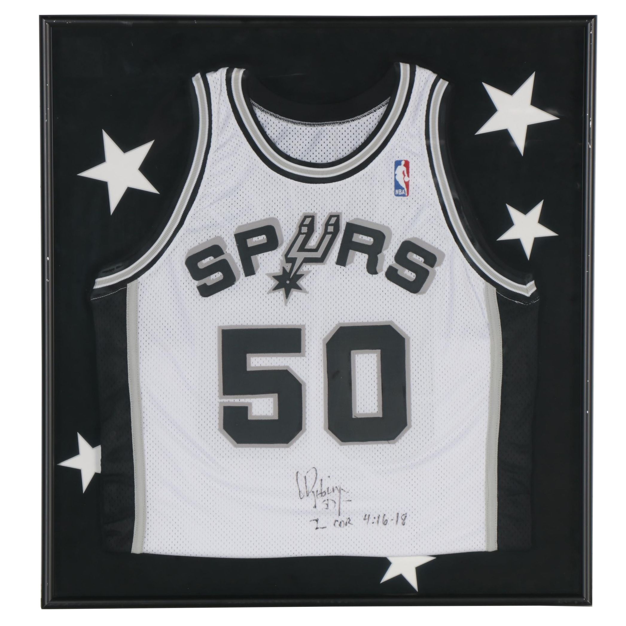 david robinson signed jersey