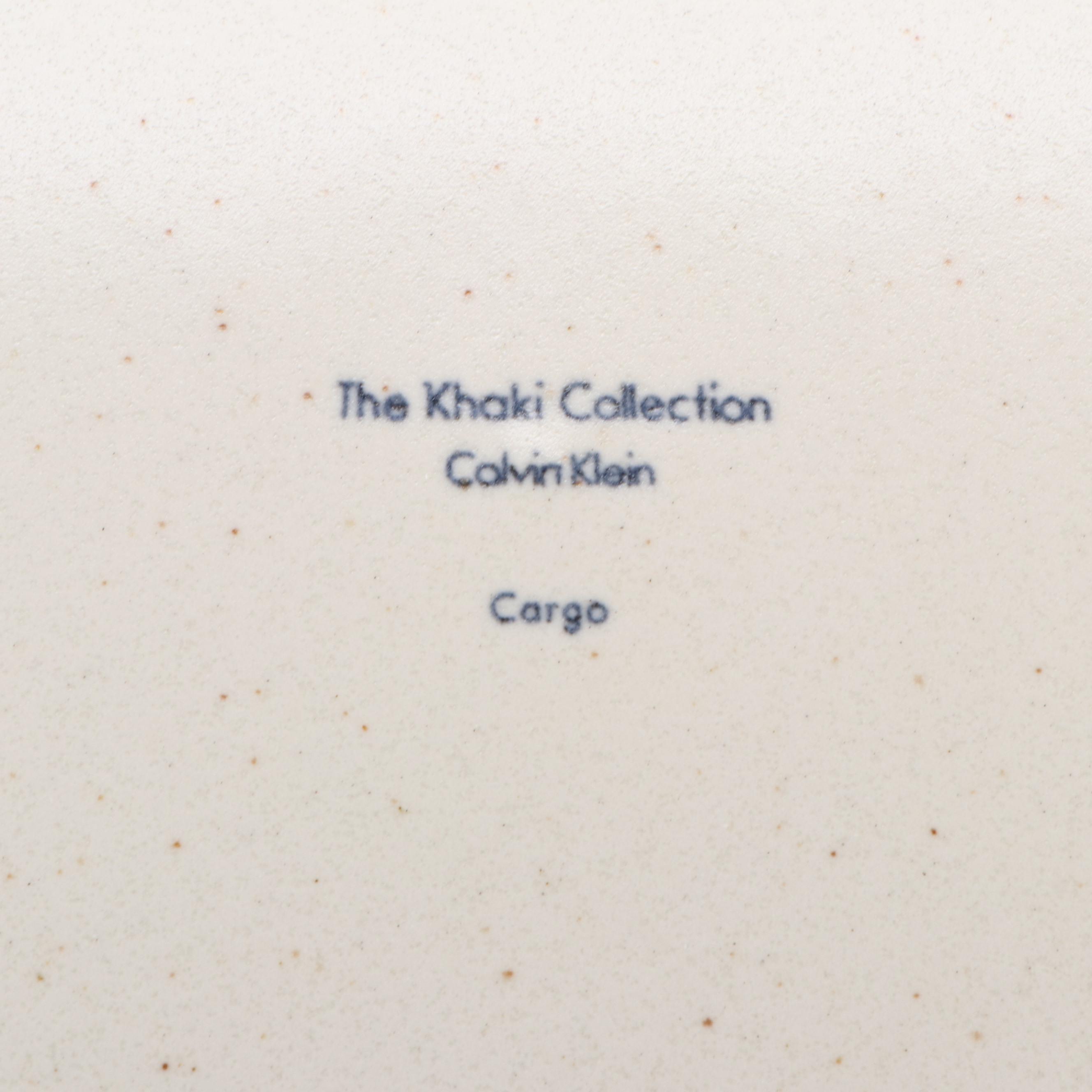 Calvin Klein Khaki Collection "Cargo" Dinnerware and Tea Set, 20012009