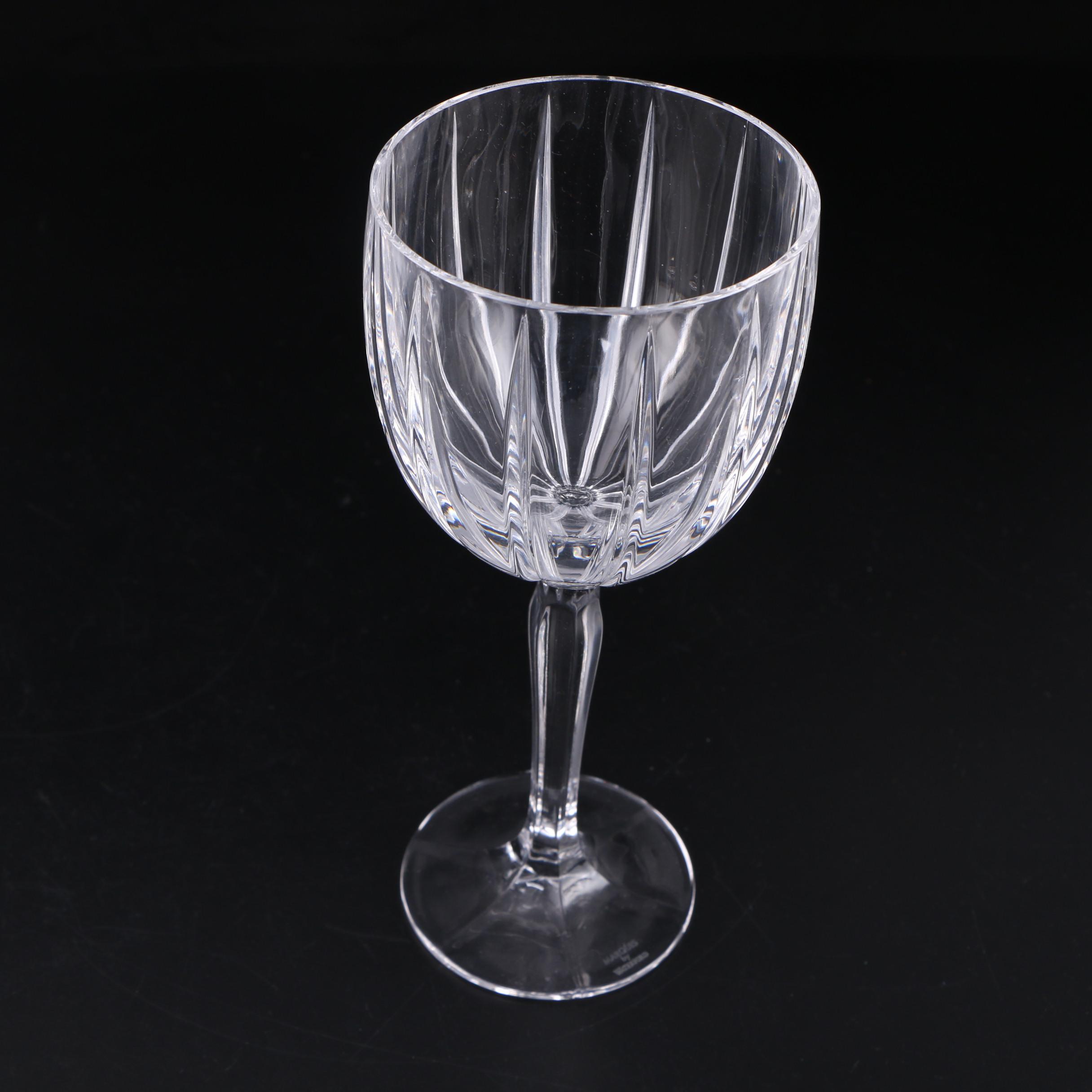 Marquis by Waterford "Omega" Crystal Water Goblets, Set of Eight EBTH