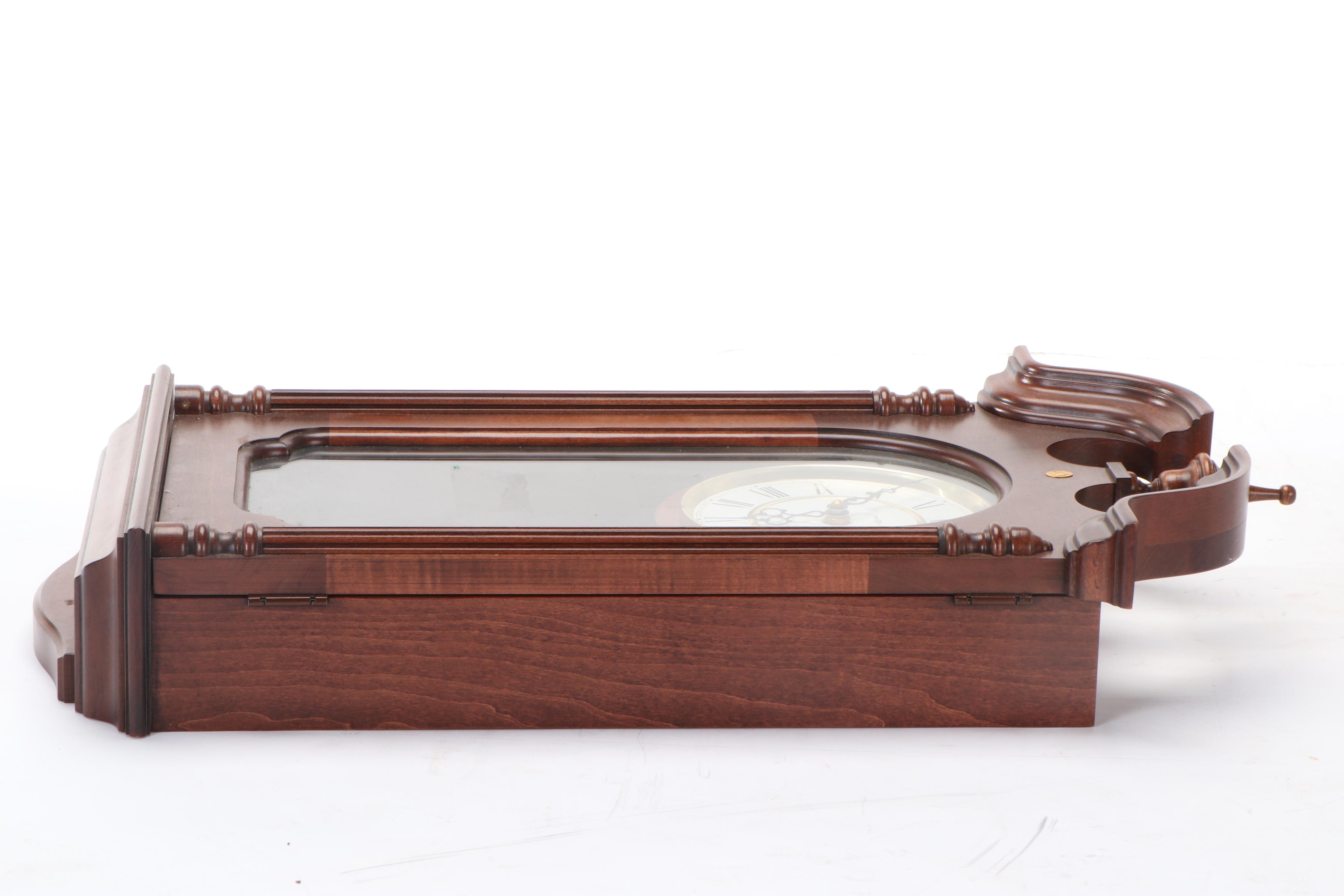 Howard Miller "Danwood" Cherry Wall Clock , Contemporary EBTH