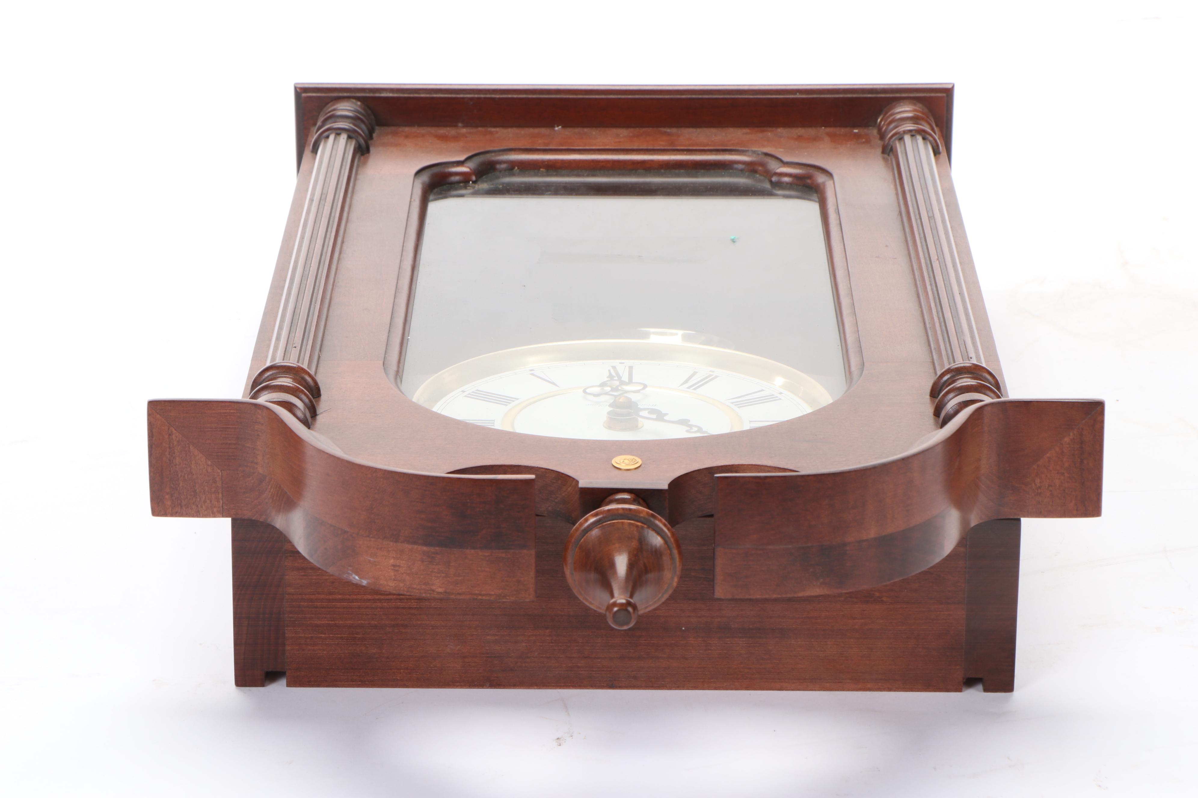 Howard Miller "Danwood" Cherry Wall Clock , Contemporary EBTH