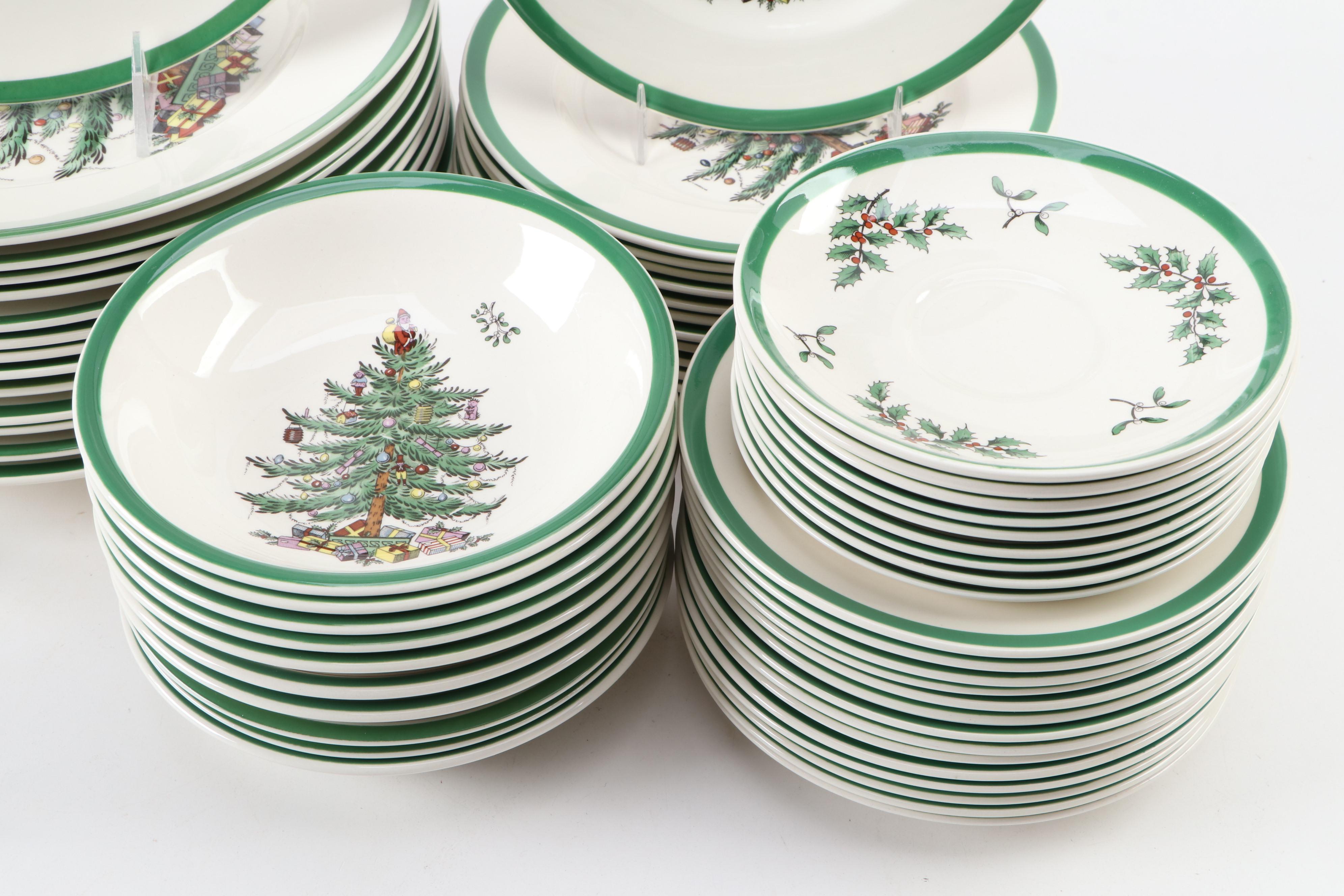 Spode "Christmas Tree" Ceramic Dinnerware EBTH