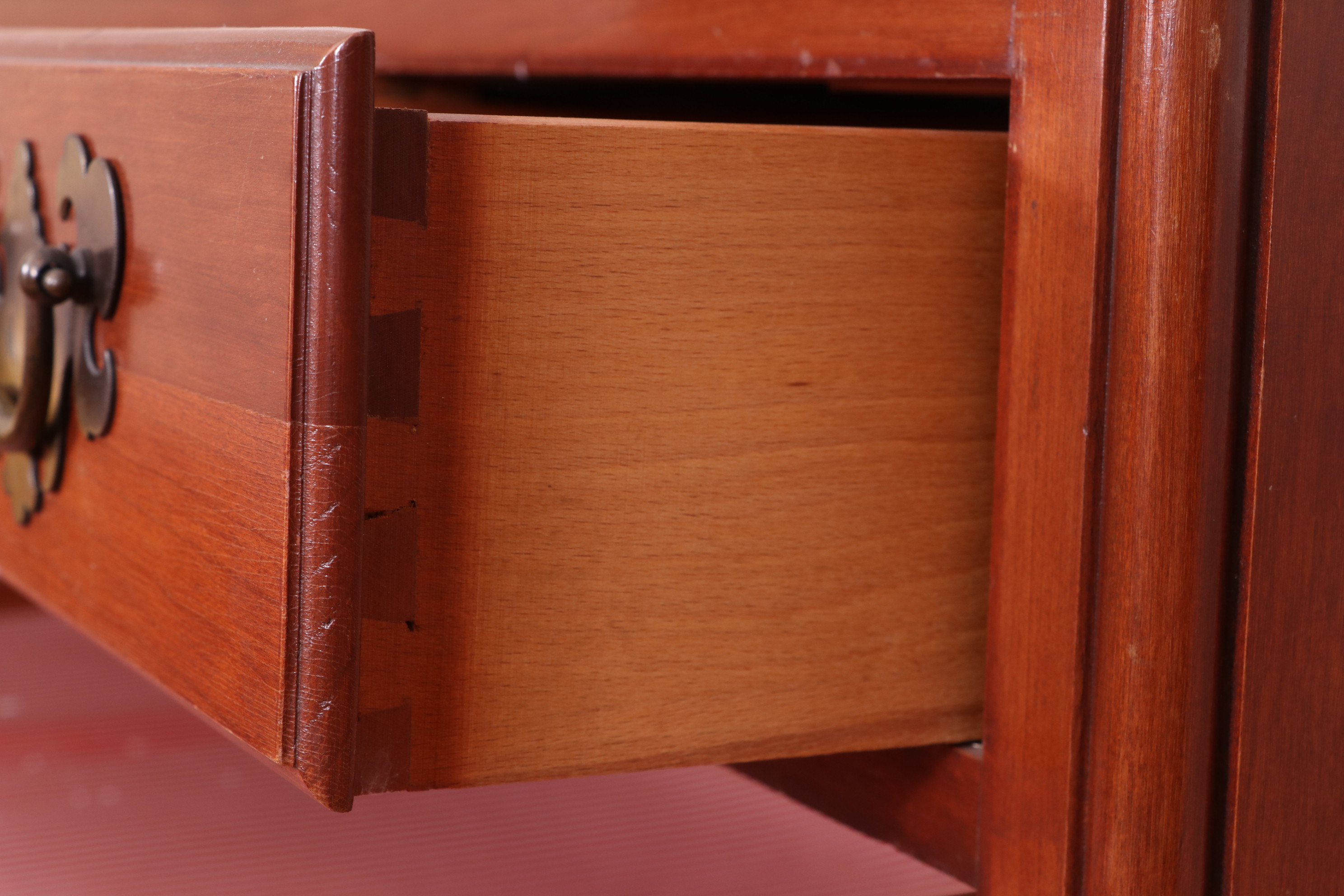 Willett Wildwood Cherry Chippendale Style Buffet, Mid20th Century EBTH