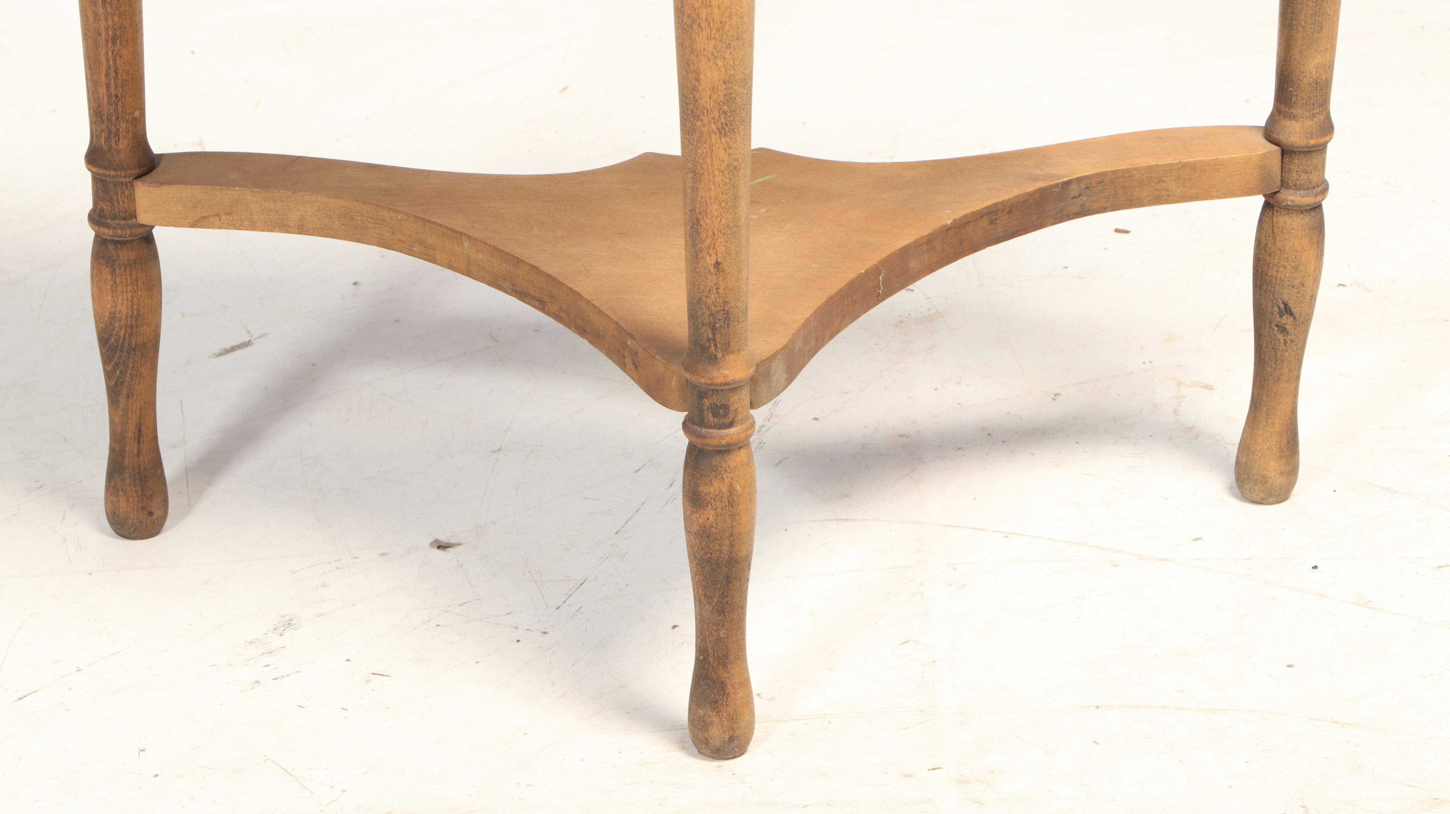Hannahs Furniture Co. Colonial Revival Demilune Side Table, Early 20th Century EBTH
