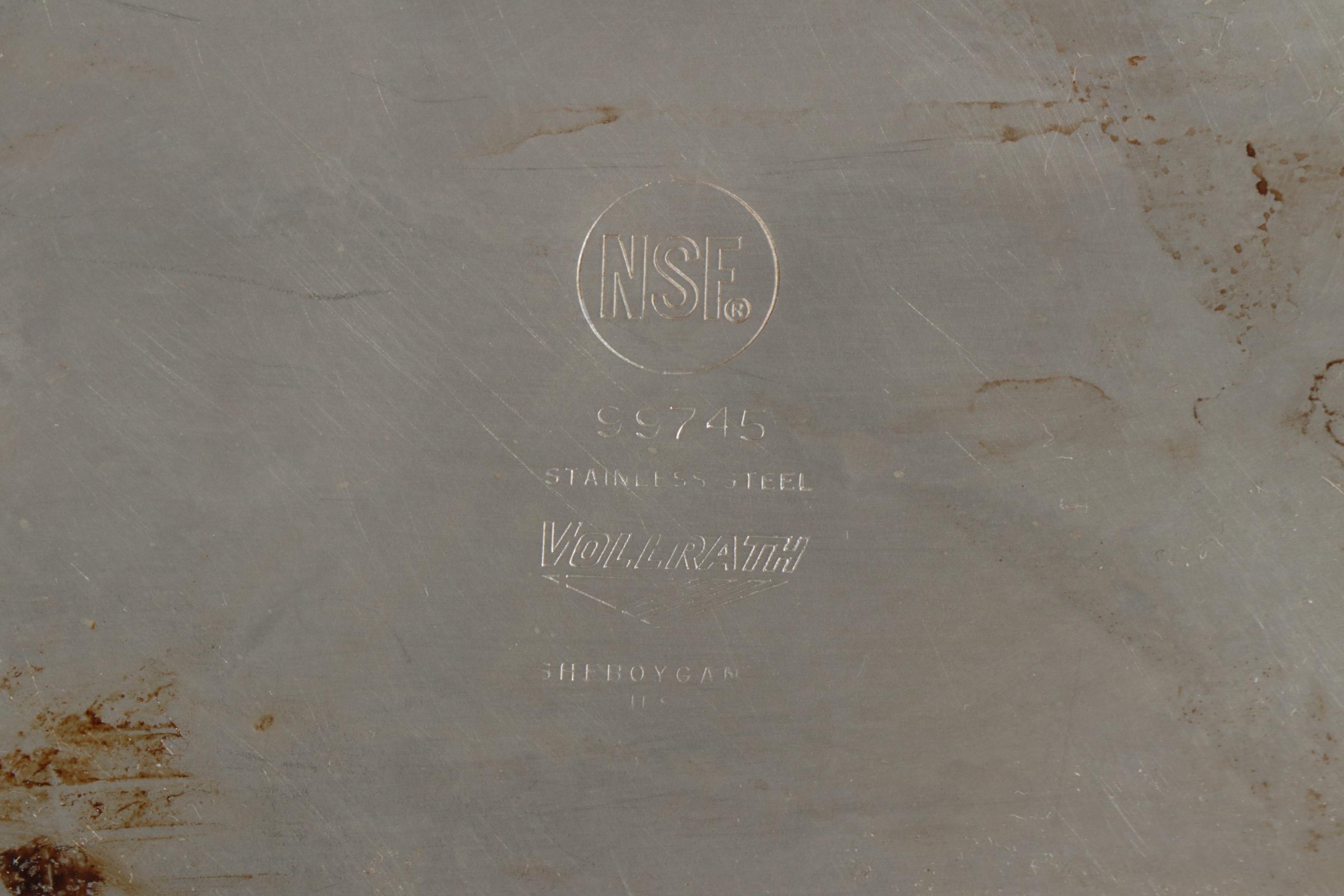 Vollrath Stainless Steel Buffet Chafers and Comet Aluminum Roasting Pan