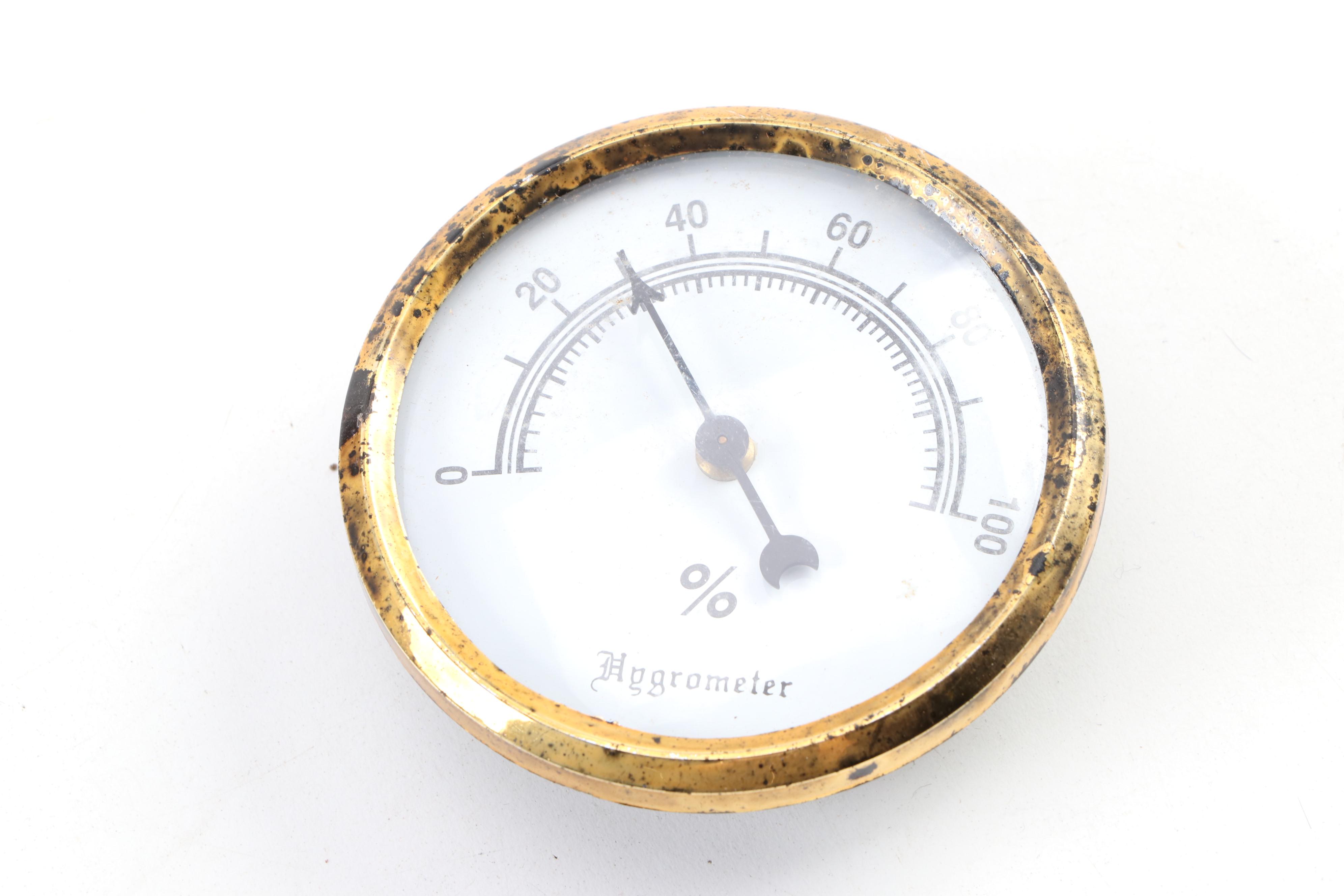 Reed & Barton Diamond Crown "Biltmore" Cherry Wood Humidor with