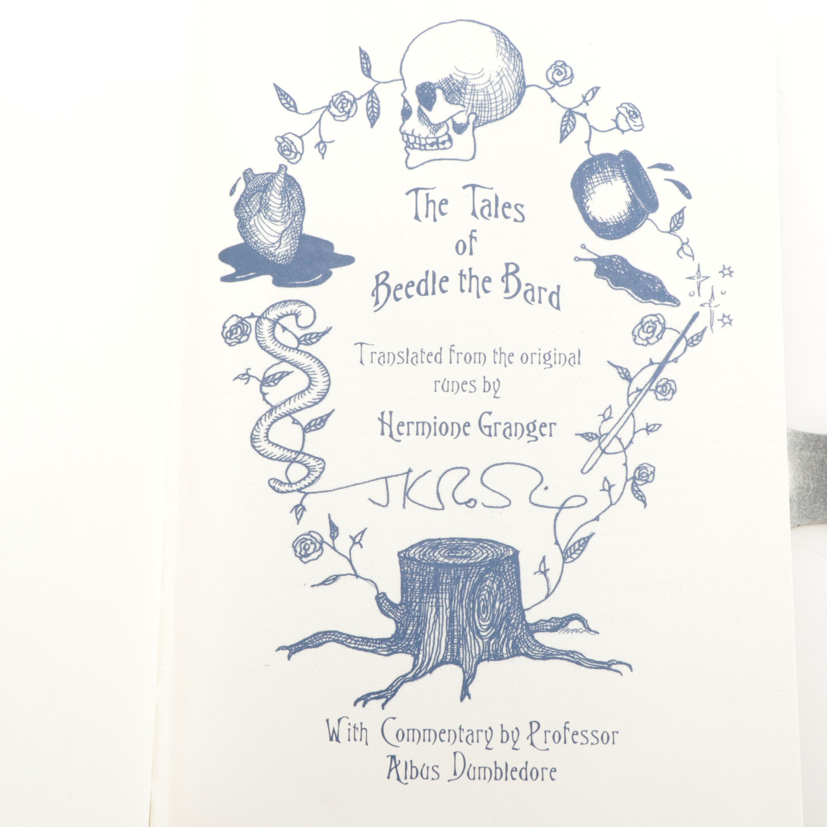 First Collector's Edition "The Tales Of Beedle The Bard" By J. K ...