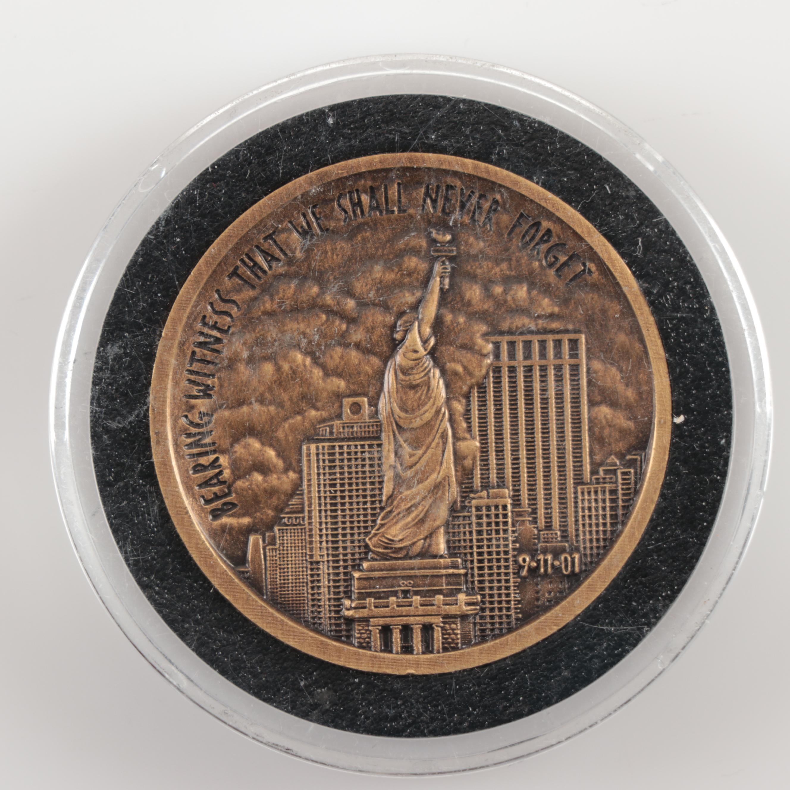 New York, 9/11, and Statue of Liberty Commemorative Rounds | EBTH