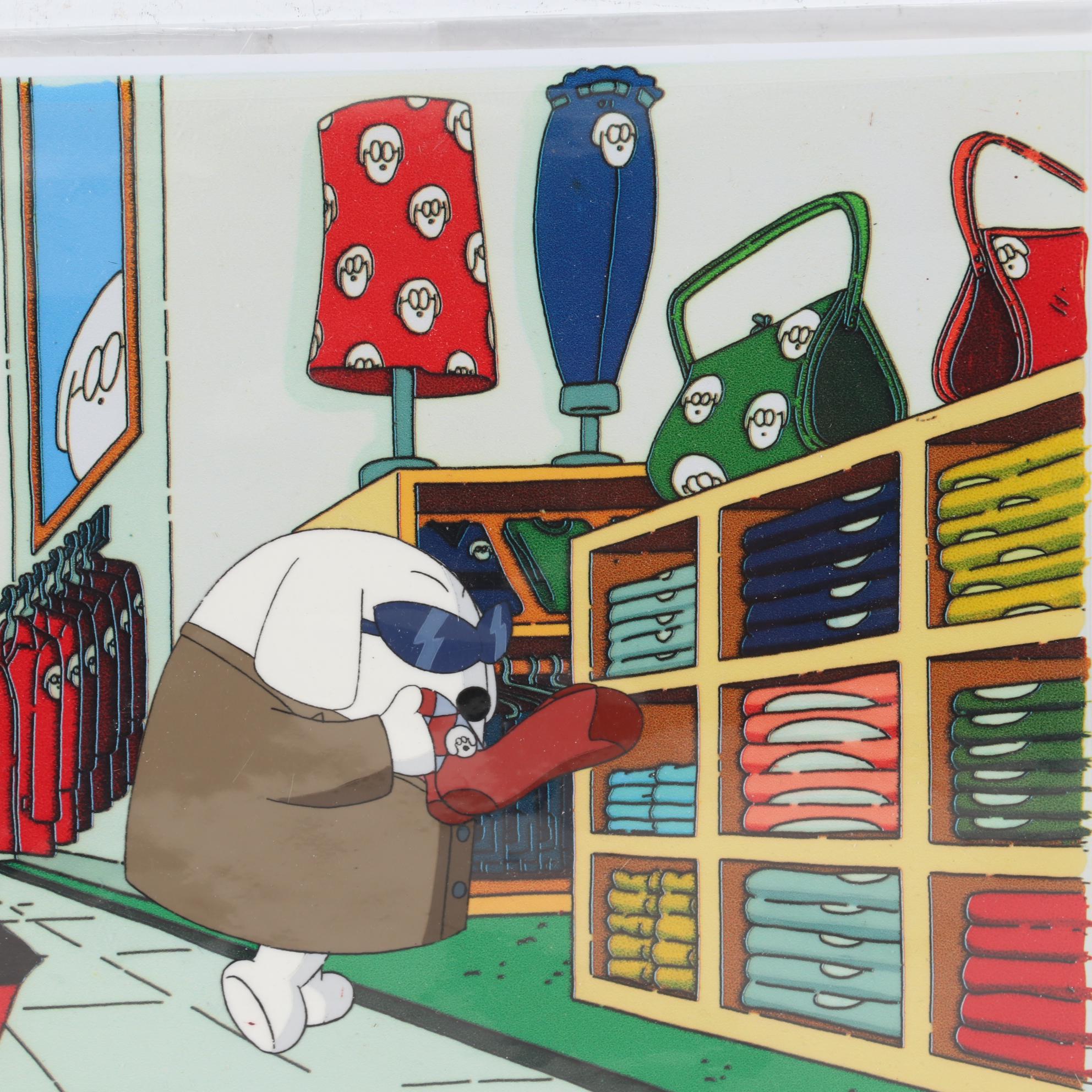 Dilbert and Dogbert Television Production Cel with Background, 1999 | EBTH