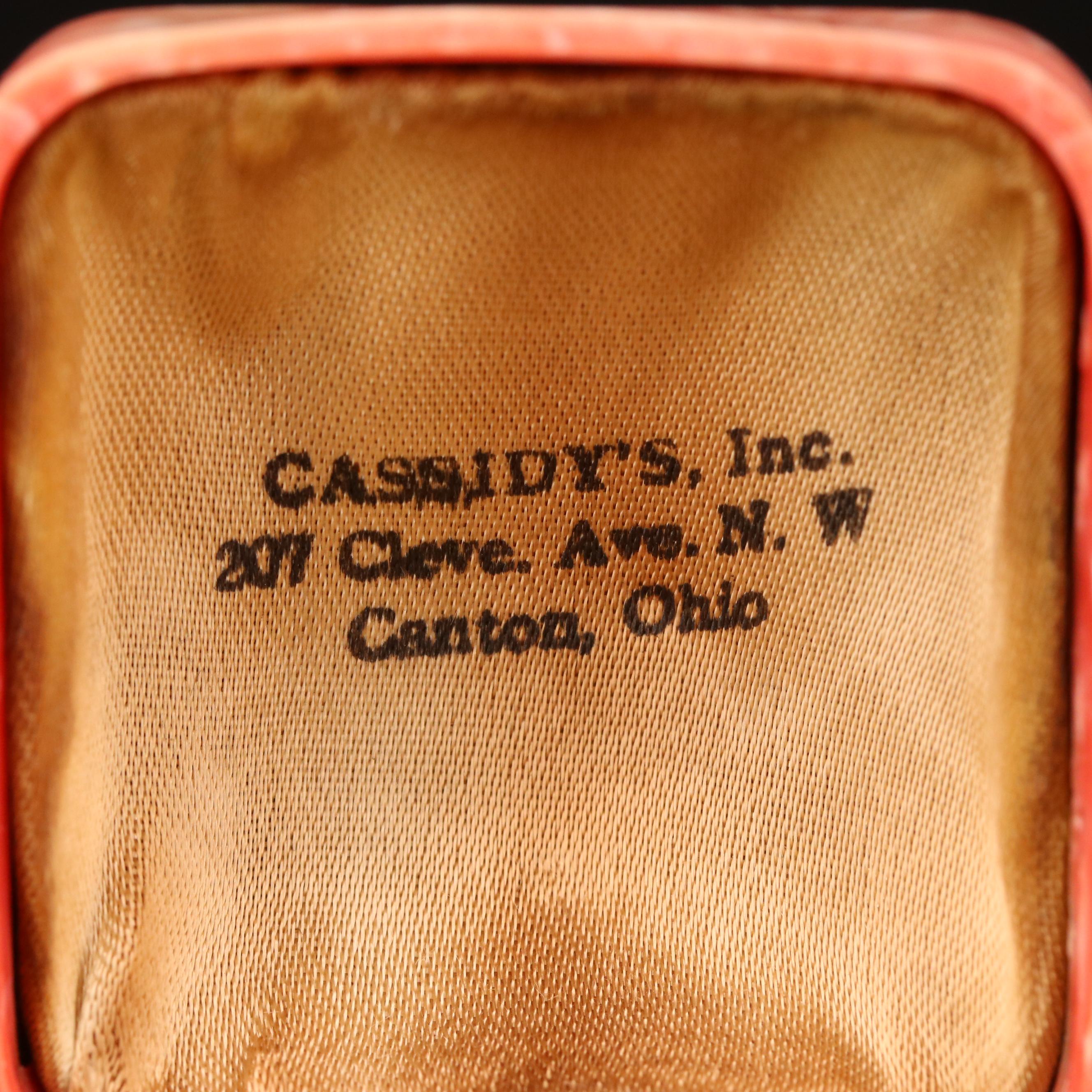 Art Deco Celluloid Clam Shell Ring Boxes, Early to Mid ...