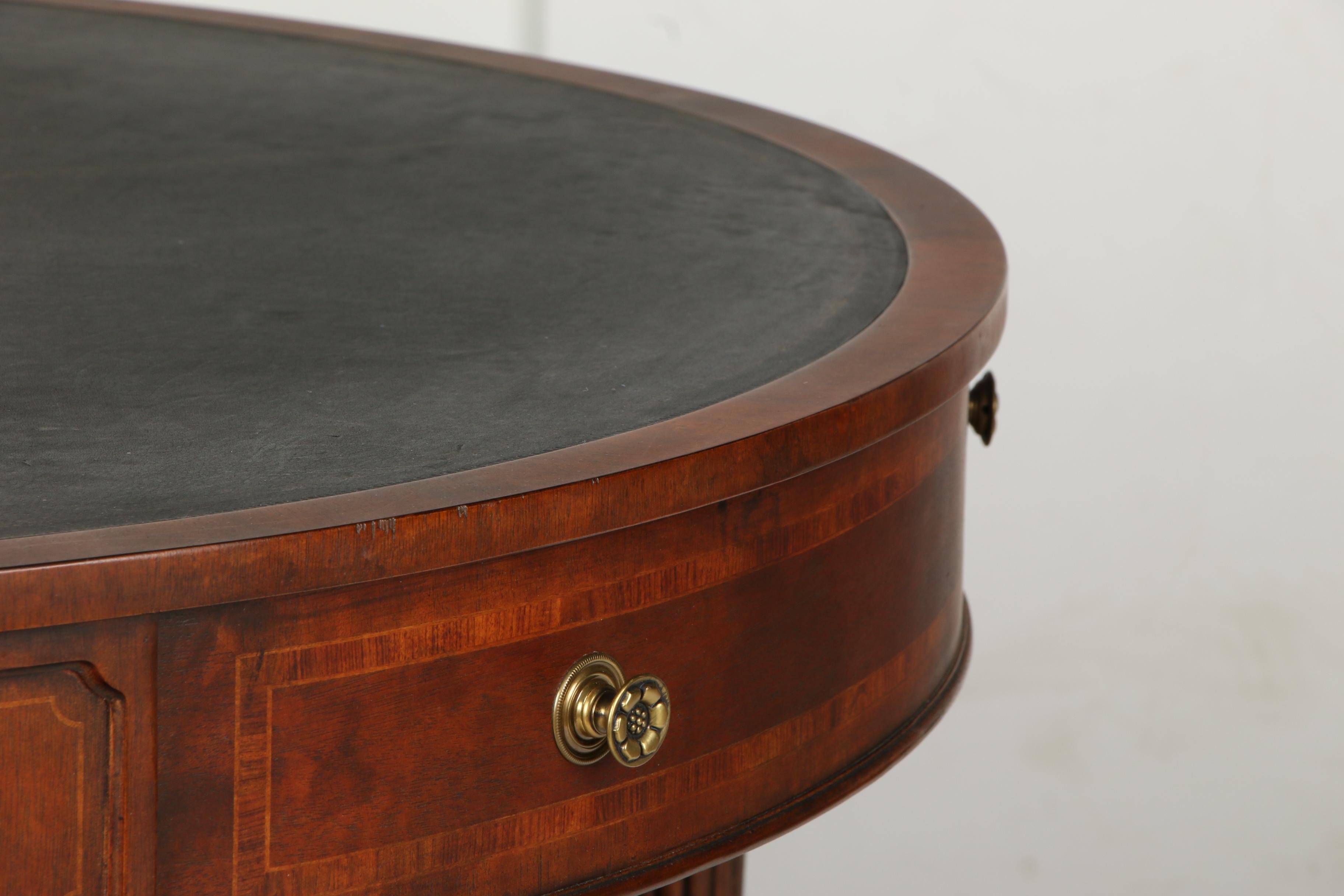 Henredon Regency Style Mahogany Library Table, Late 20th Century EBTH