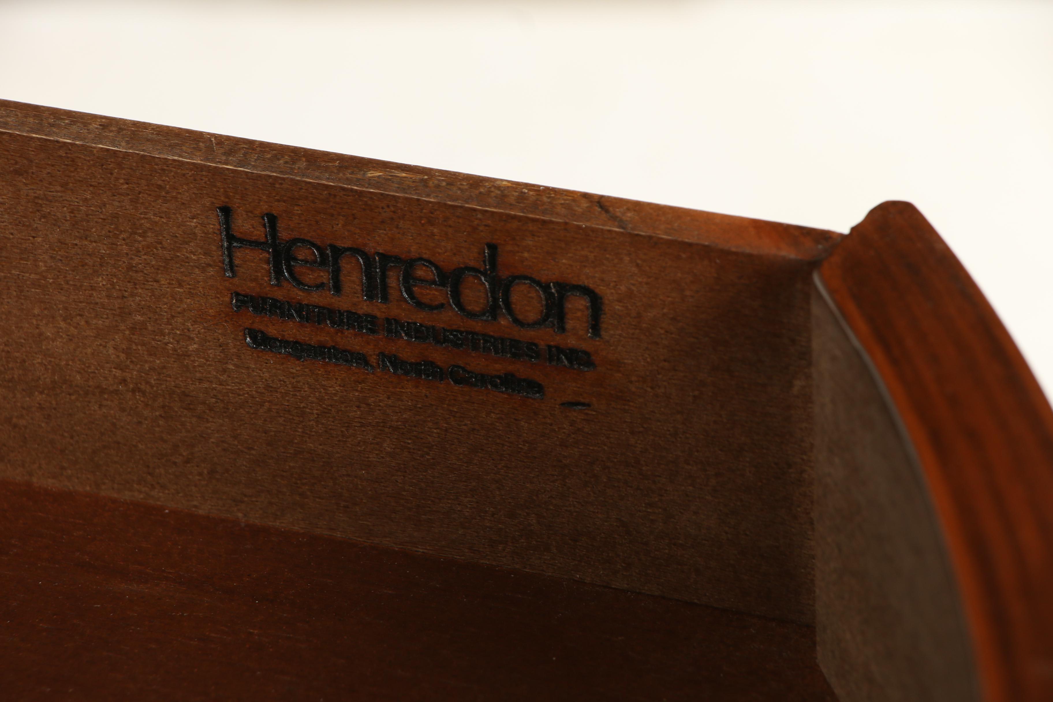 Henredon Regency Style Mahogany Library Table, Late 20th Century EBTH