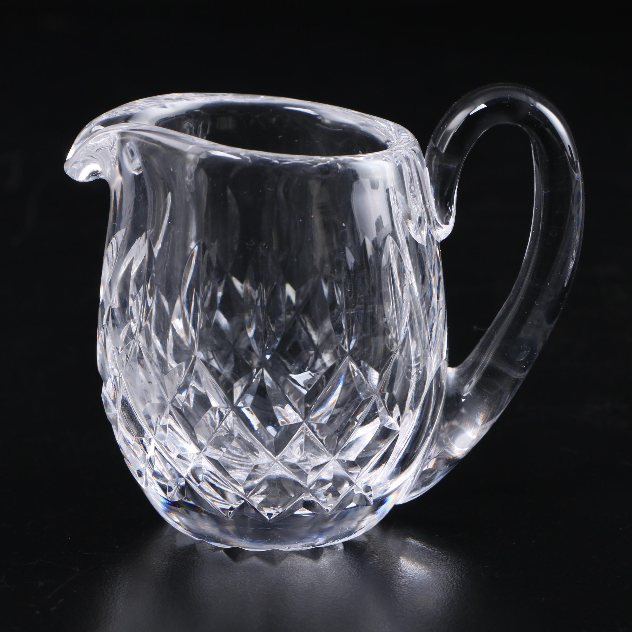 Waterford Crystal "Lismore" Creamer, Sugar Bowl, and Condiment Bowl EBTH