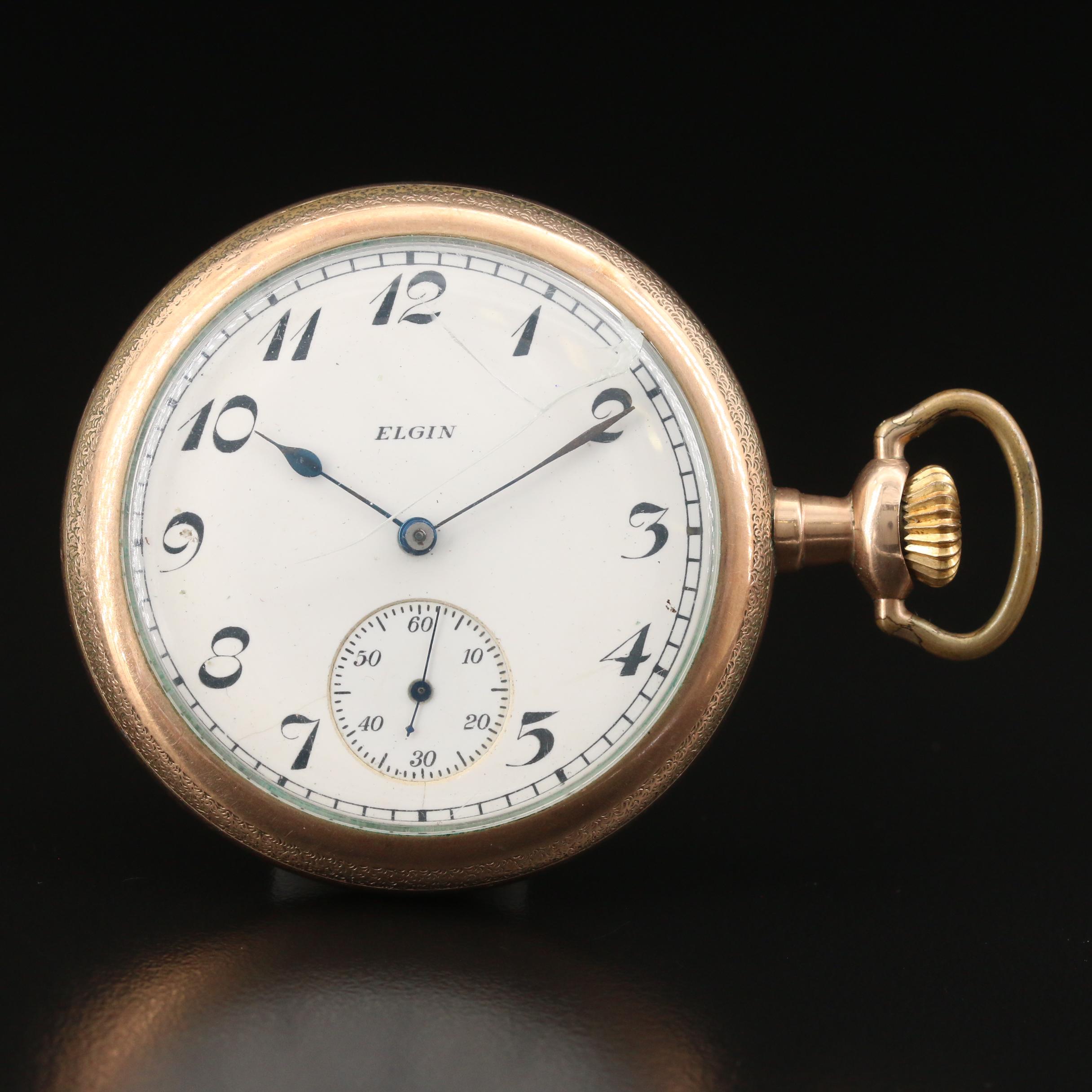1922 elgin pocket watch