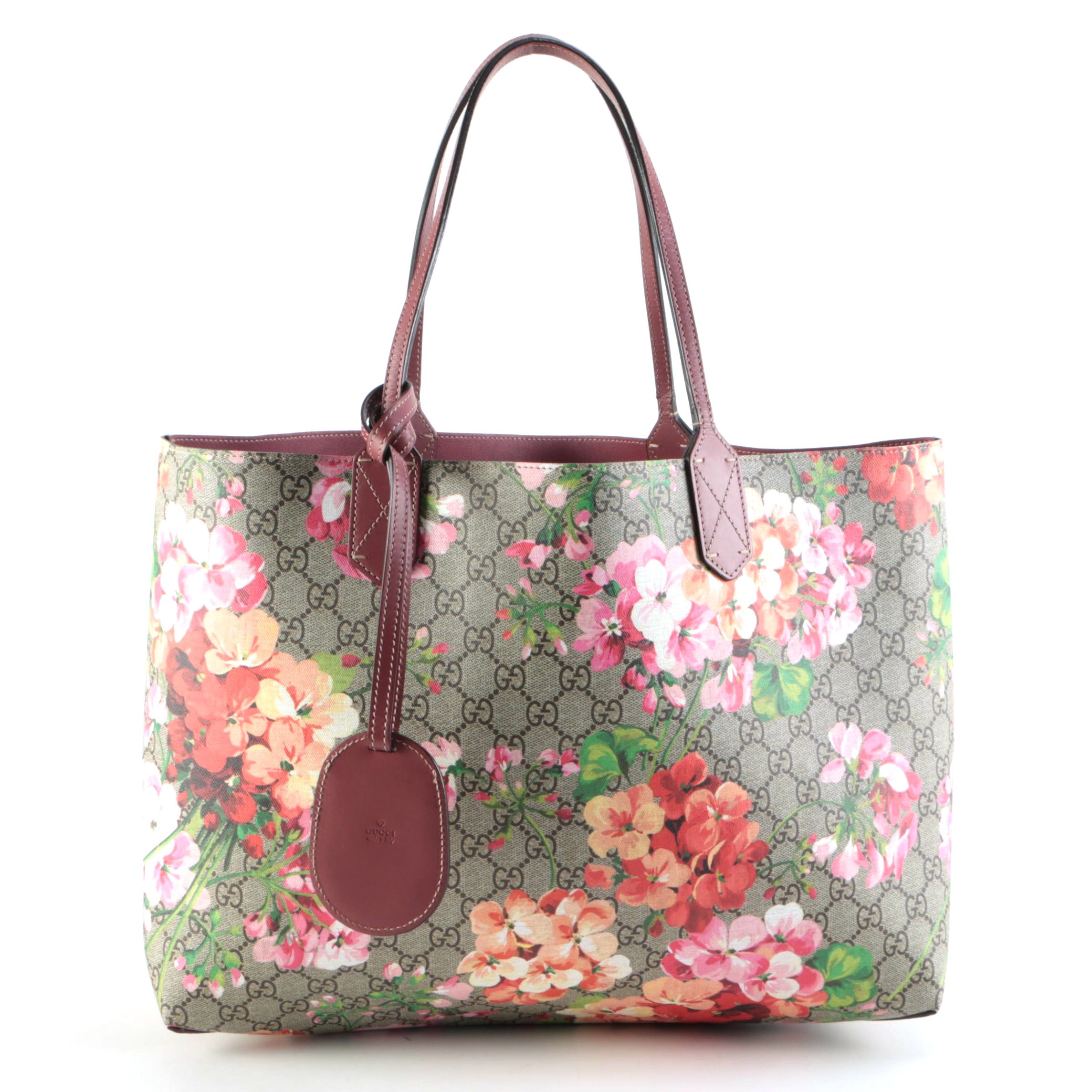 gg blooms reversible tote