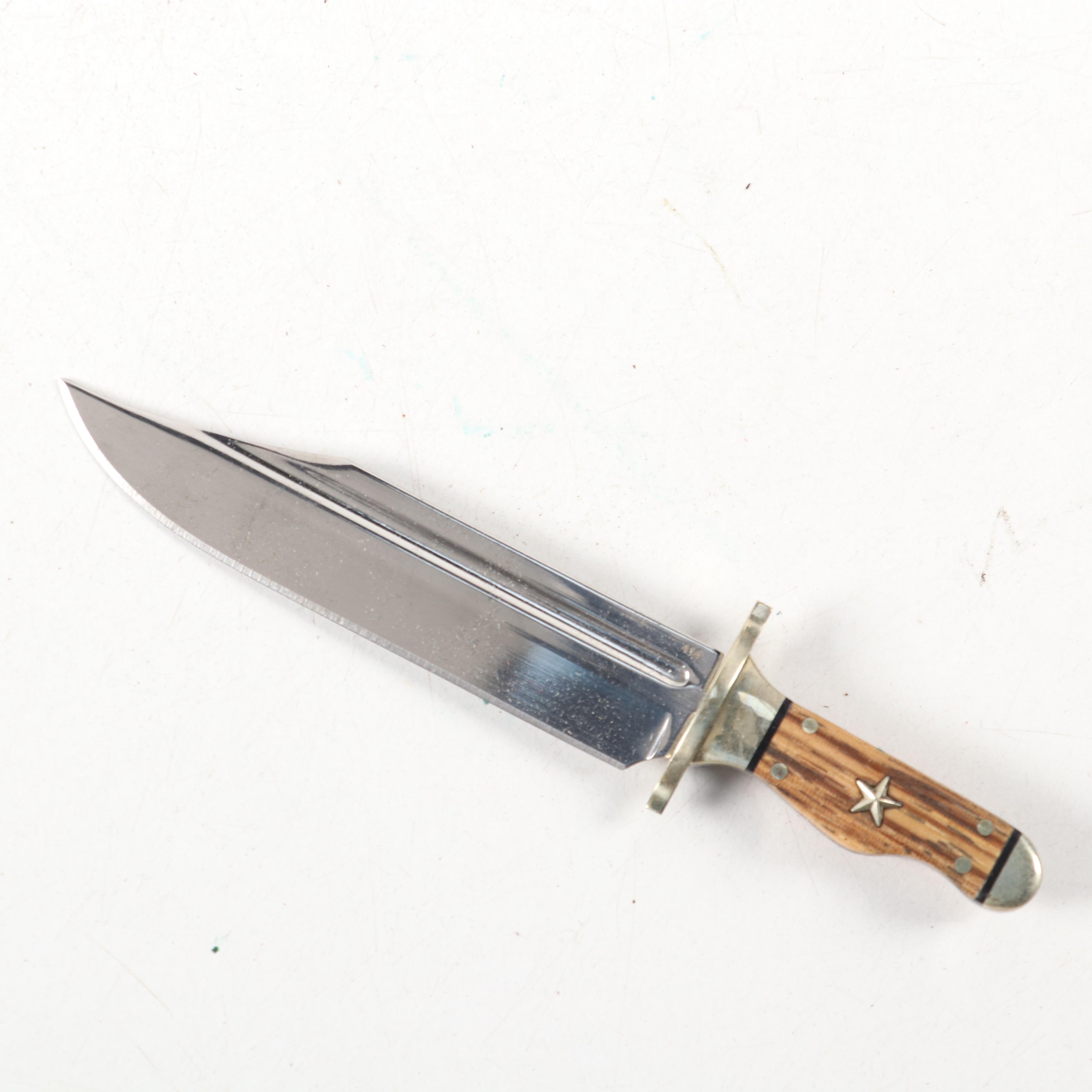 Windlass Miniature Bowie Knife and Bone and Mother of Pearl Knives EBTH
