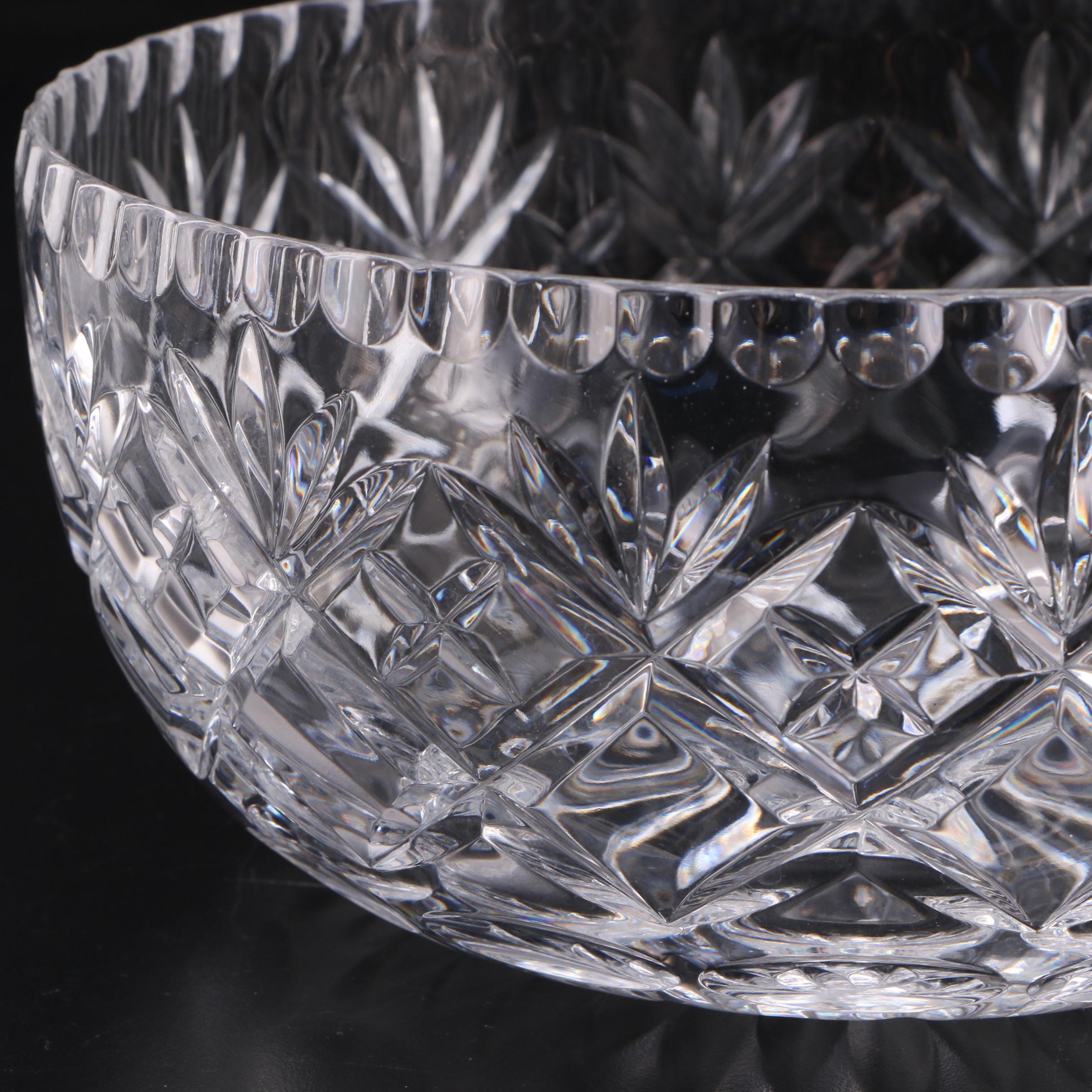 Royal Doulton Crystal Bowl and Other Crystal Vases EBTH
