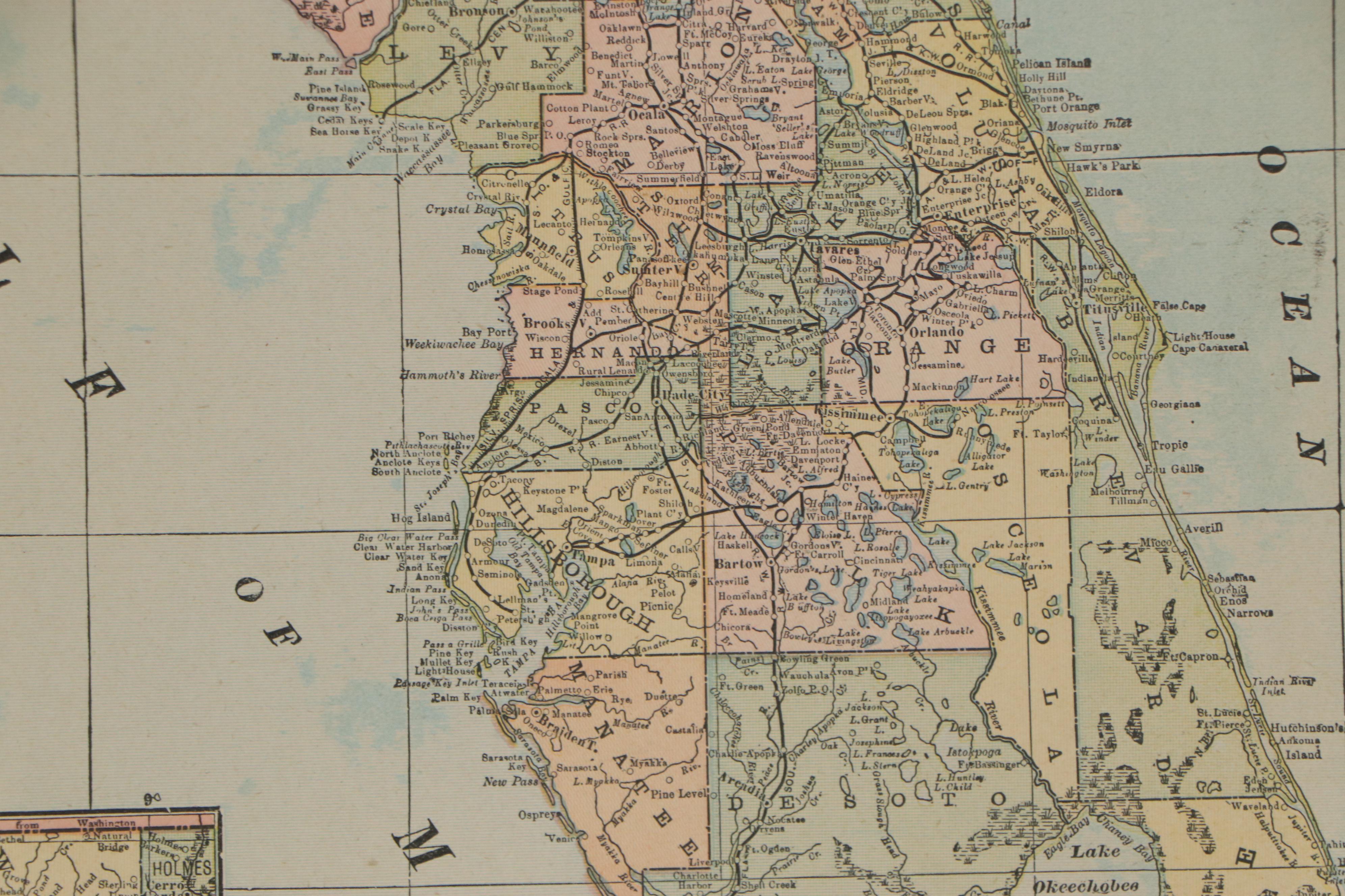 Wax Engraving Railroad Map Of Florida 1900 EBTH   1608321357165 46ae247d6705c421a1bd8968c246fca553d752b82766b1252fd7eb1ea8e512ef.JPG