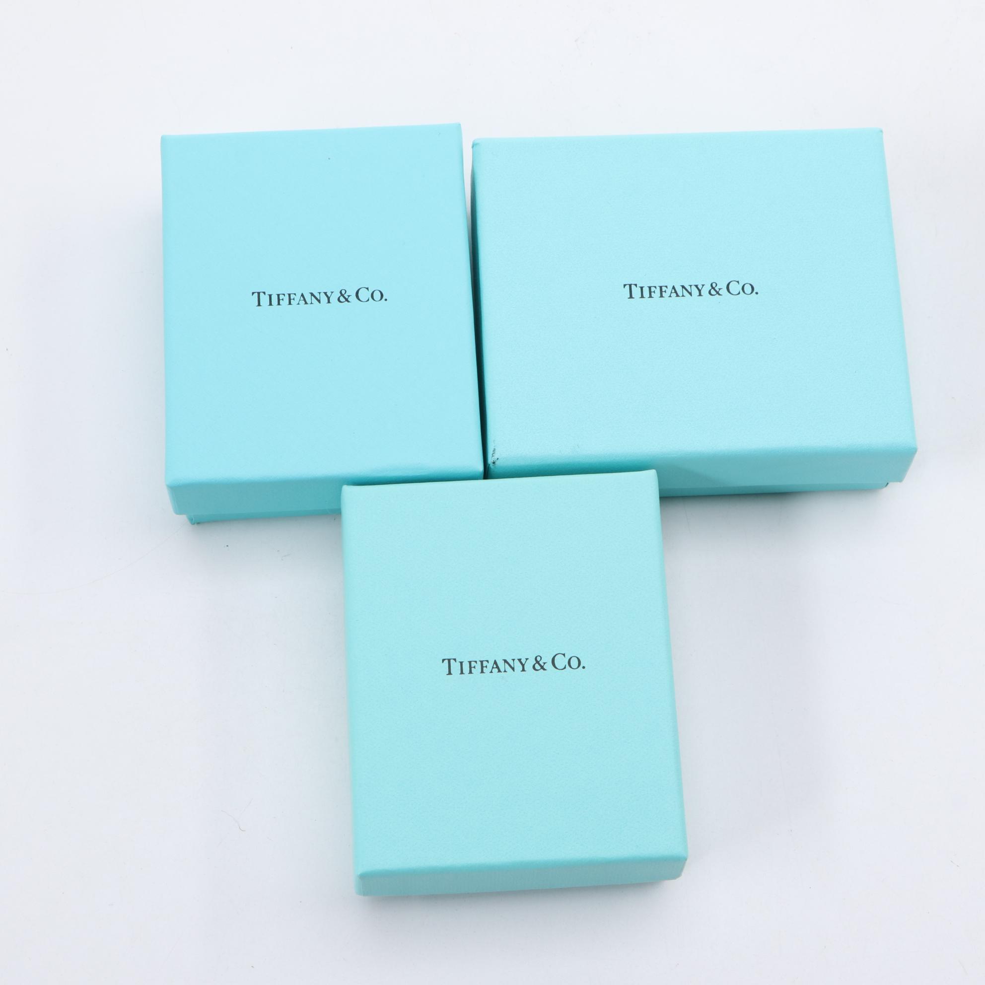 Tiffany & Co. Retail Bags and Boxes with Fabric Jewelry Pouches EBTH