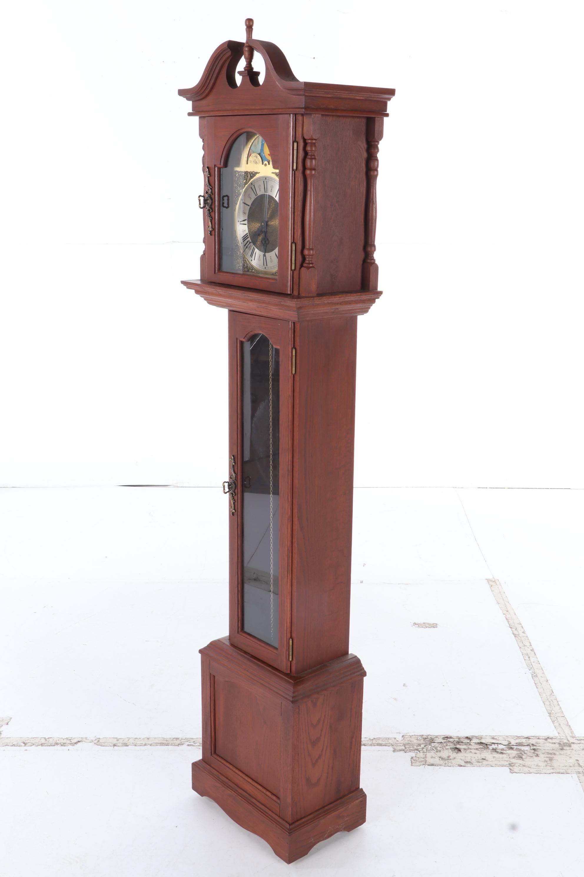 Emperor Clock Company Grandfather Clock, Mid20th Century EBTH