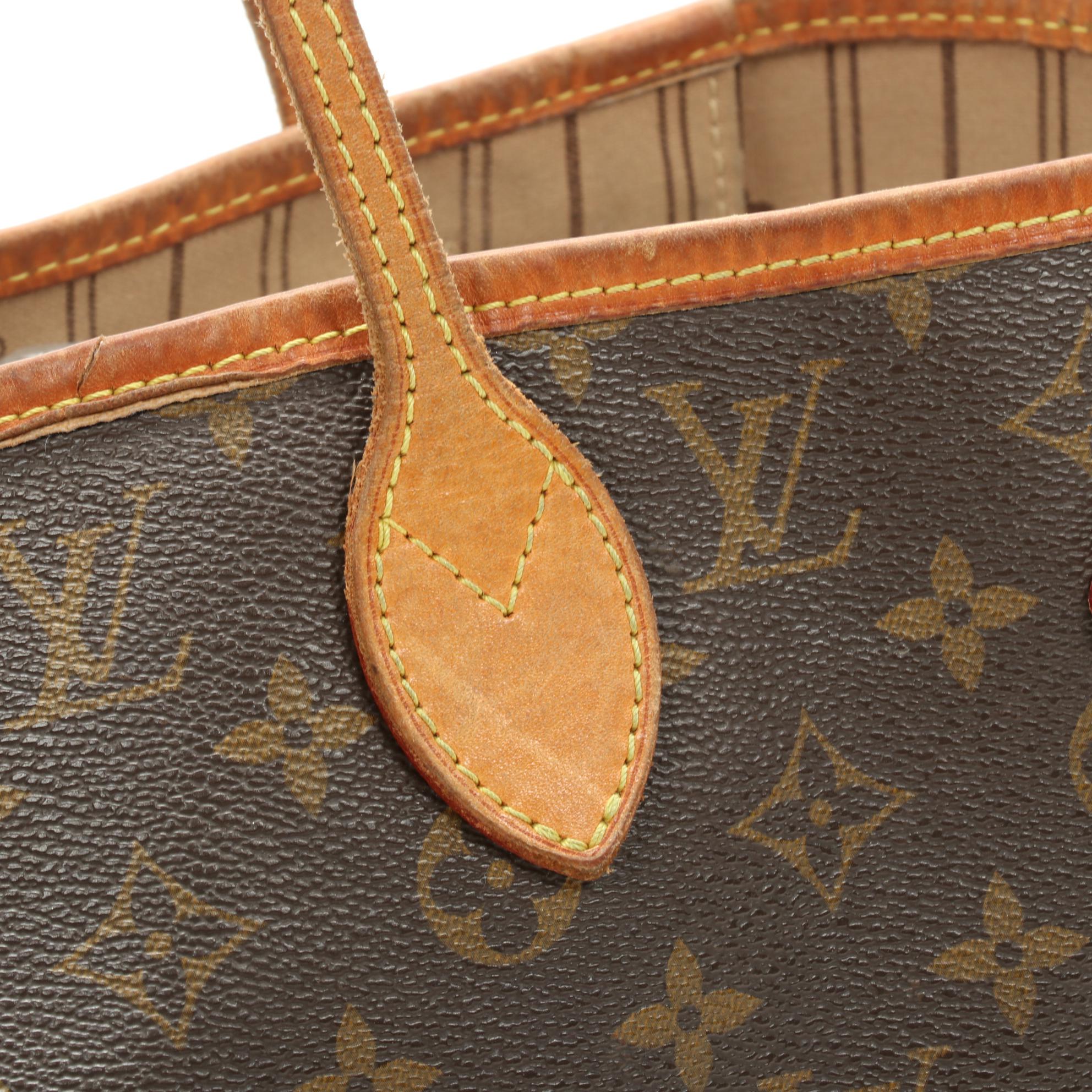 Louis Vuitton Neverfull MM in Monogram Canvas and Vachetta Leather EBTH