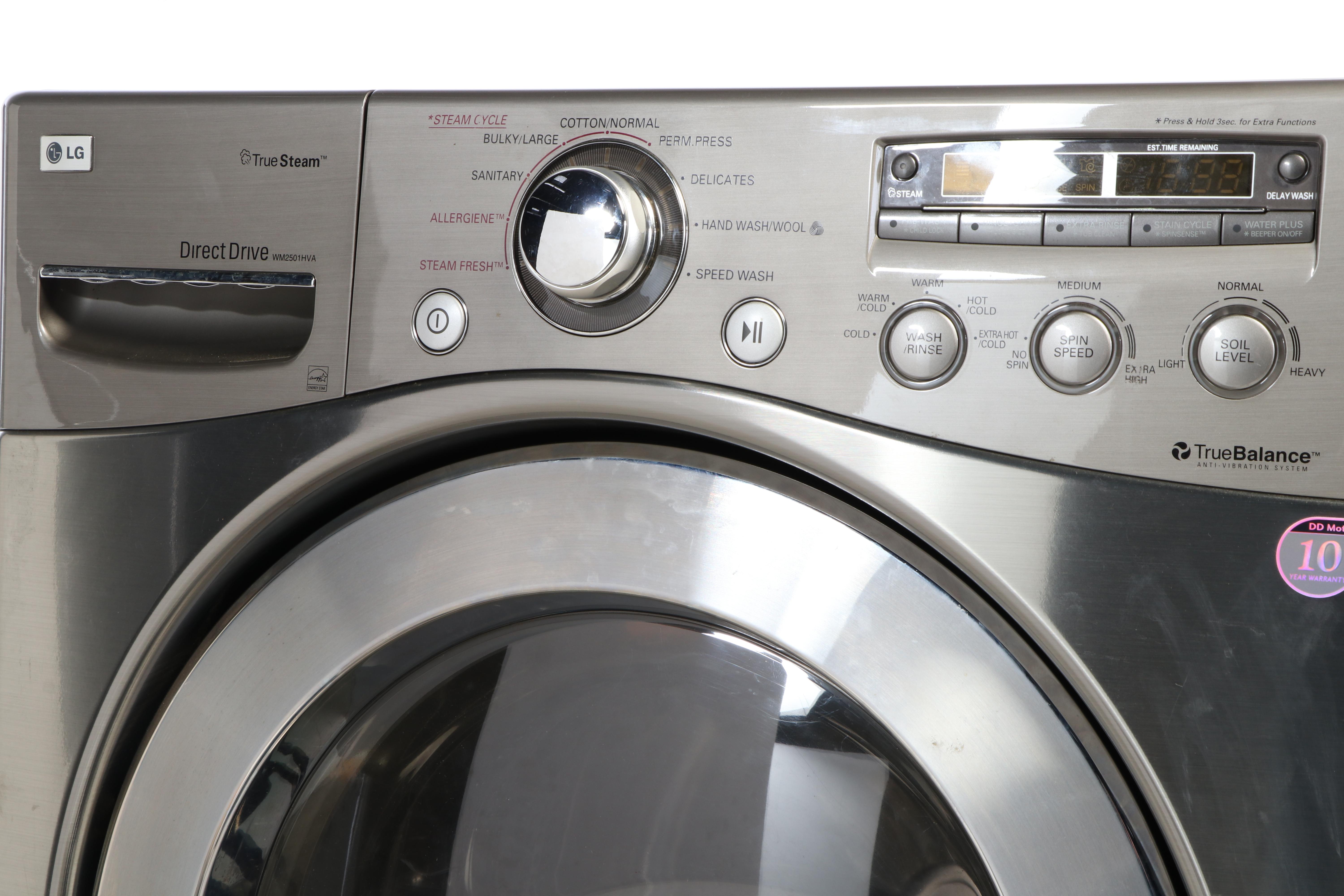 LG 3.5 cu.ft. Large Capacity "TrueSteam" Front Load Washer with