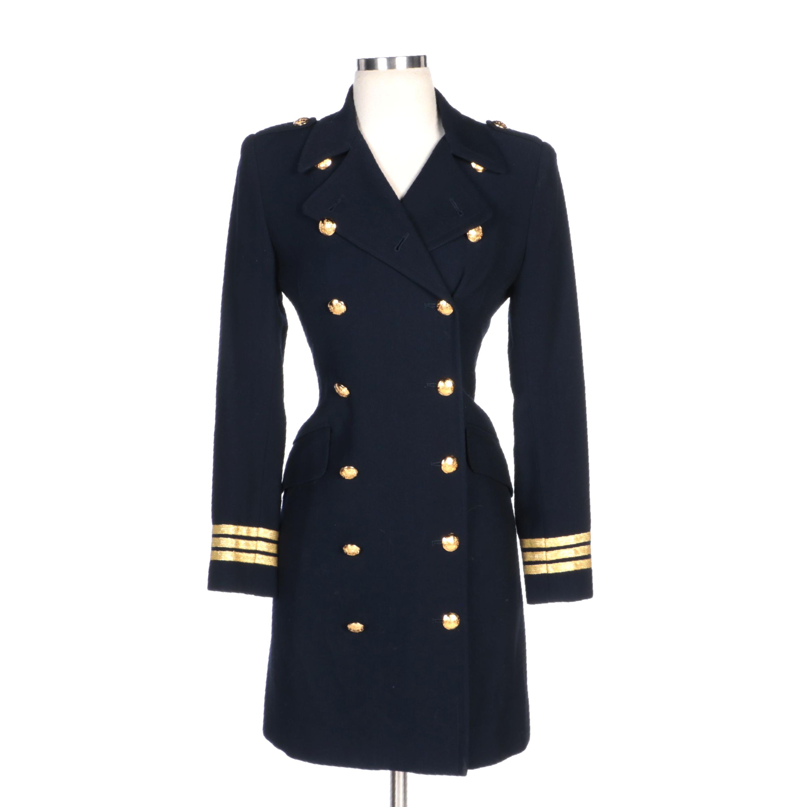 Lauren Ralph Lauren DoubleBreasted Military Style Coat EBTH