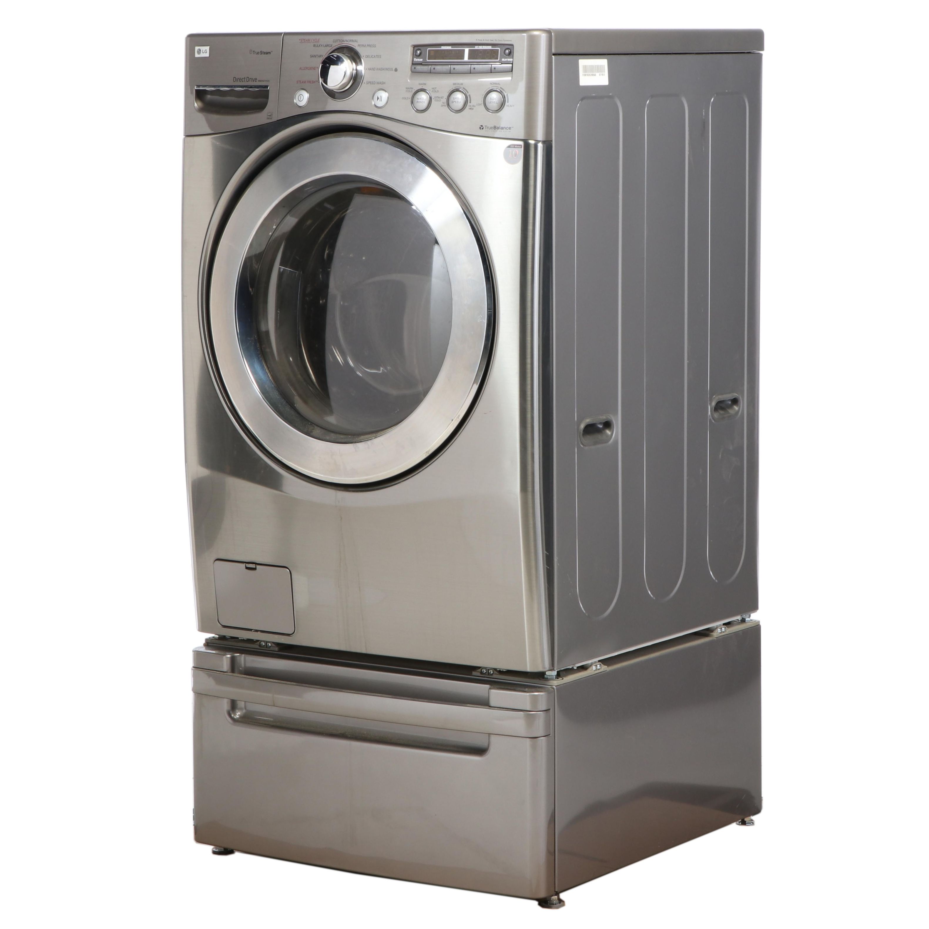 LG 3.5 cu.ft. Large Capacity "TrueSteam" Front Load Washer with