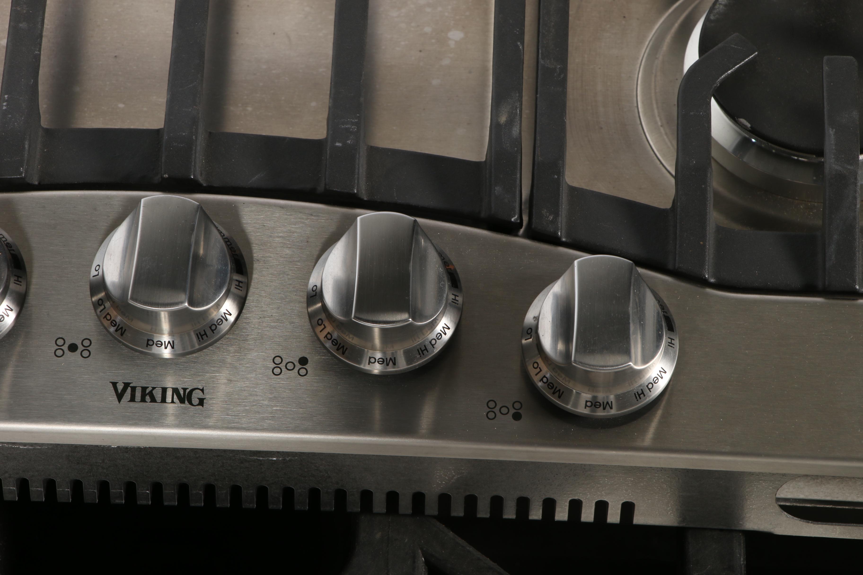 Viking Stainless Steel 30" Five Burner Gas Cooktop EBTH