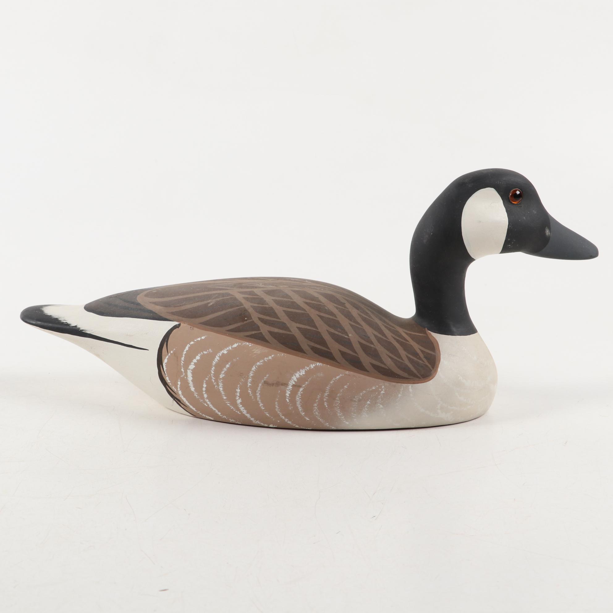 Wallace Lugibihl and Raymond E. Hornick Wooden Canadian Geese Decoys