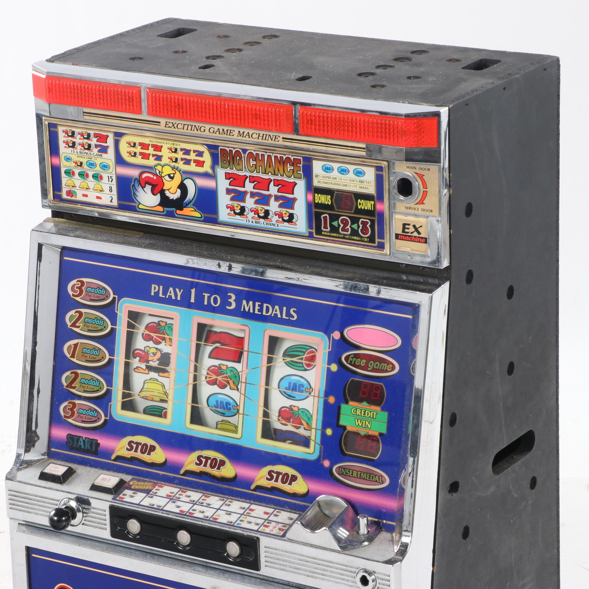 "Cranky Condor" Electric Coin Operated Table Top Slot Machine EBTH