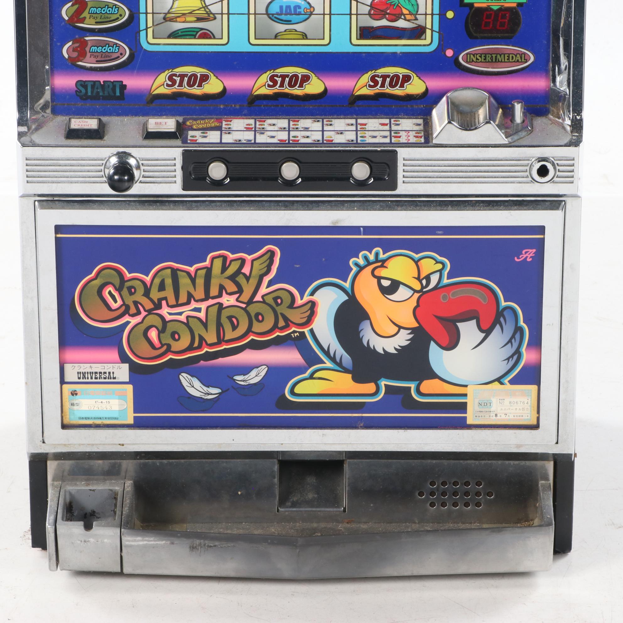 "Cranky Condor" Electric Coin Operated Table Top Slot Machine EBTH