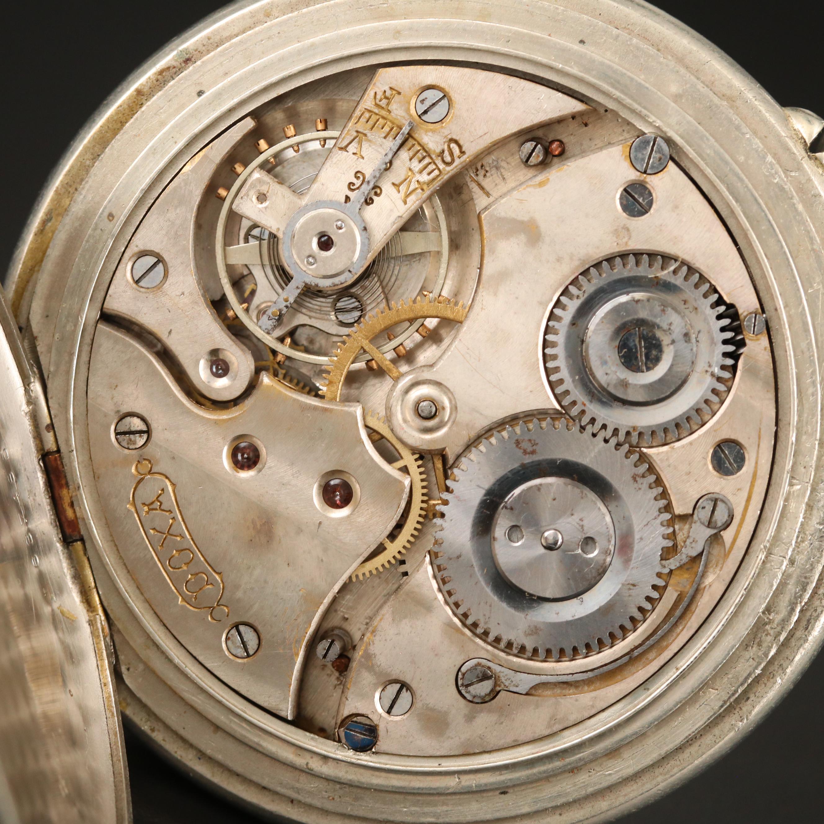 Vintage Doxa Goliath Open Face Pocket Watch EBTH