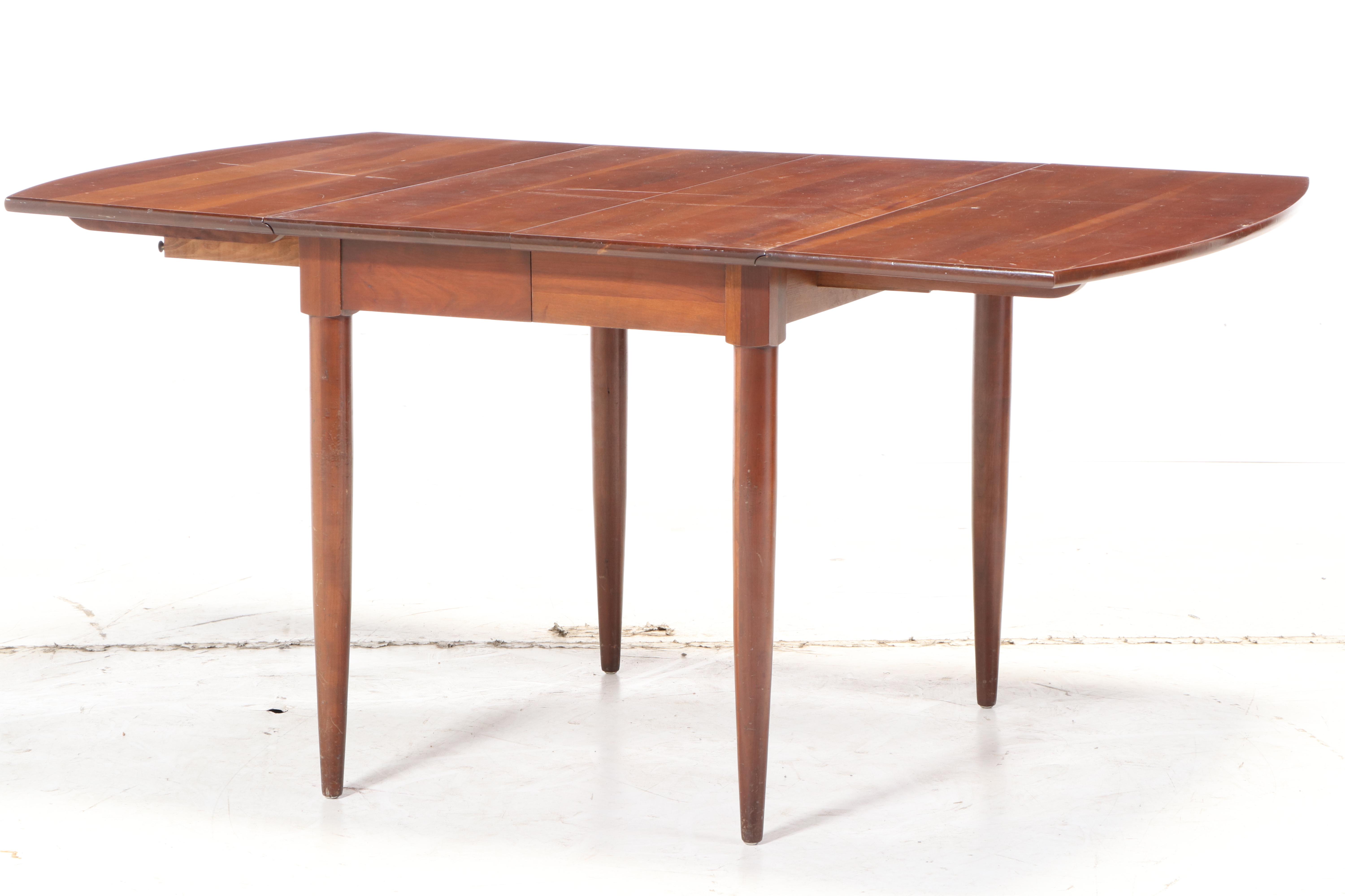 FivePiece Consider H. Willett Mid Century Modern Cherrywood Dining Set