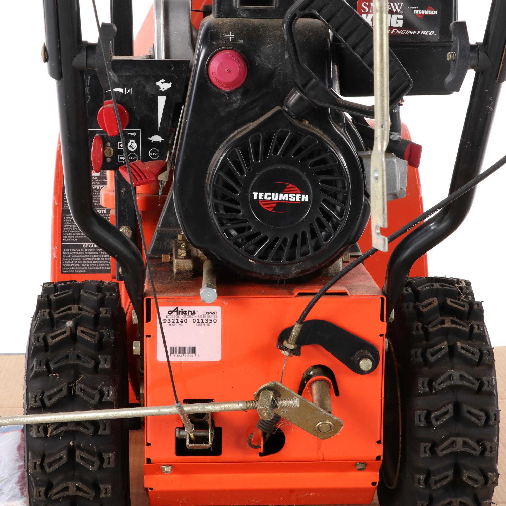 Ariens 5520 5.5 HP 2Stage Snow Thrower with Tecumseh Gas Powered