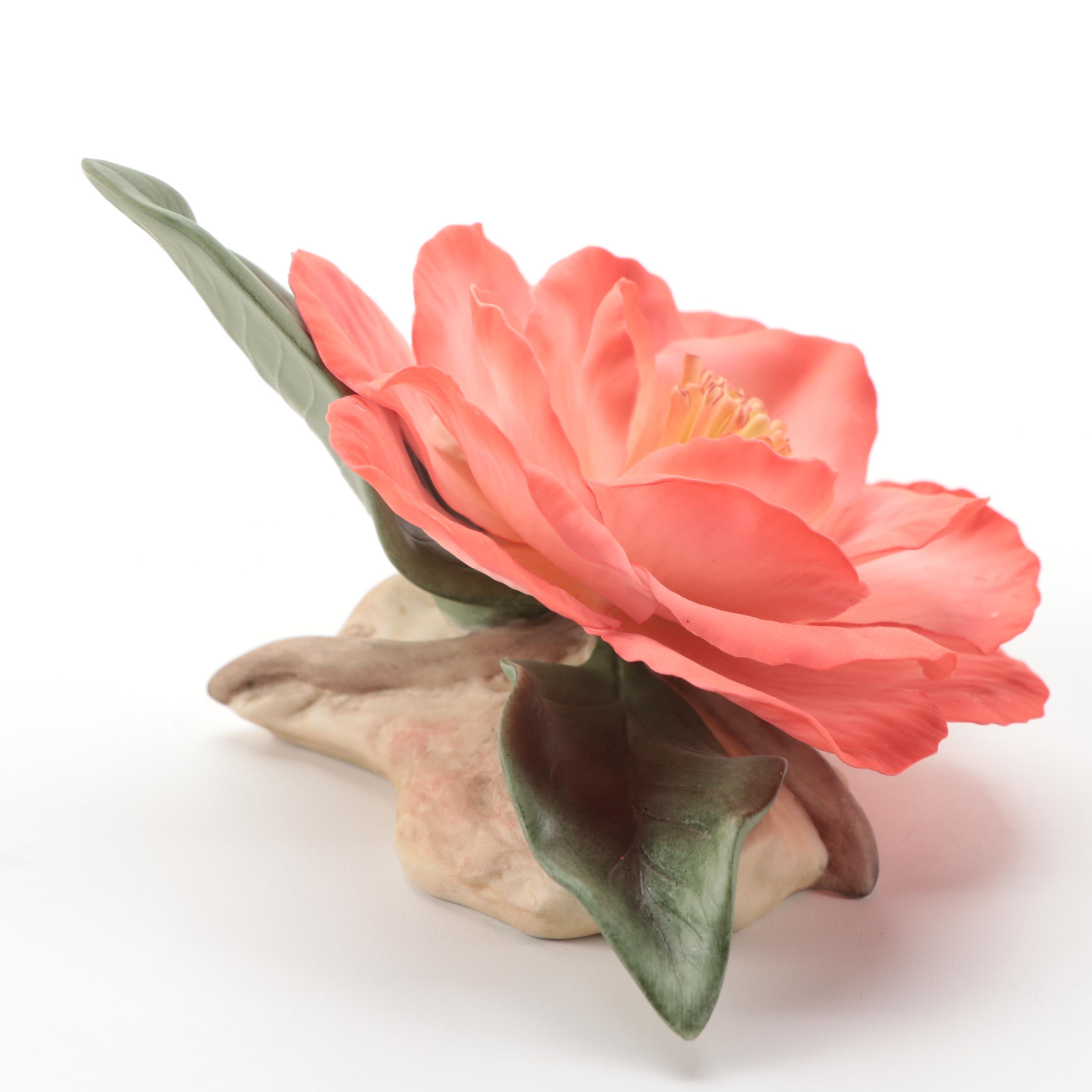 Boehm &ldquo;Joyful Bells Camellia&rdquo; Porcelain Figurine, 1993 | EBTH