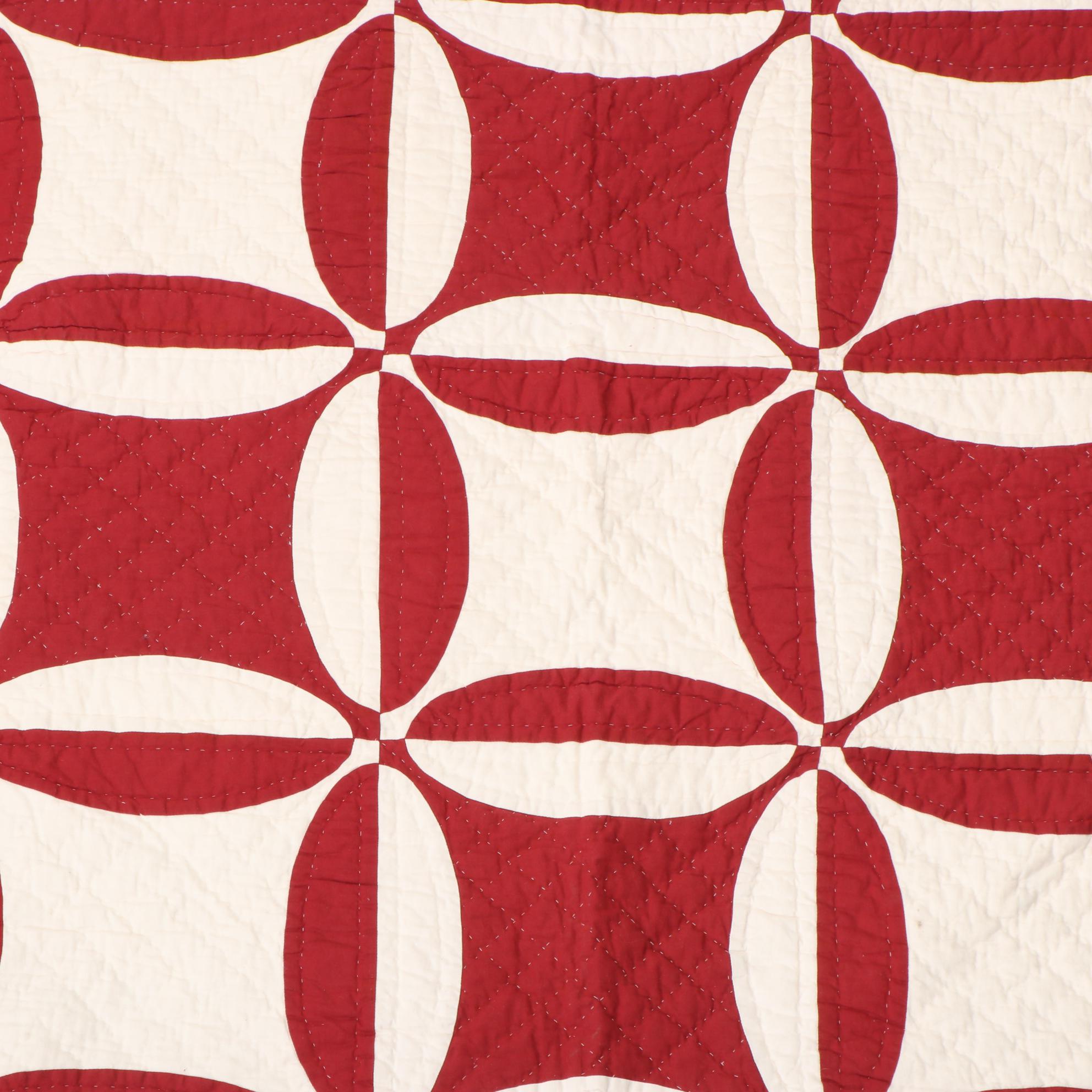 L.L. Bean "Rustic Red" Twin Bed Sheet Sets with Pottery Barn Red and