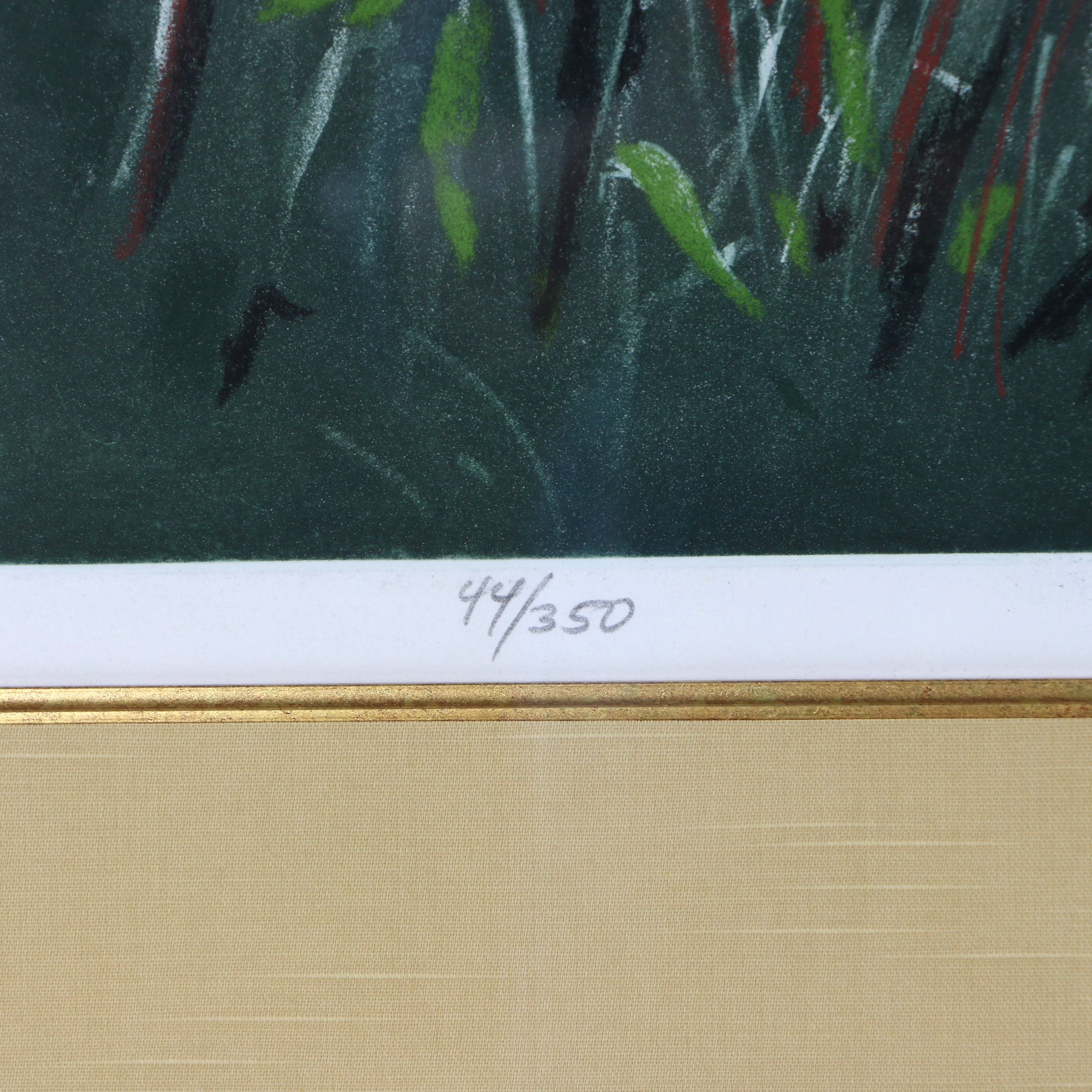 Christa Malay Landscape Etching "Wetlands II" EBTH