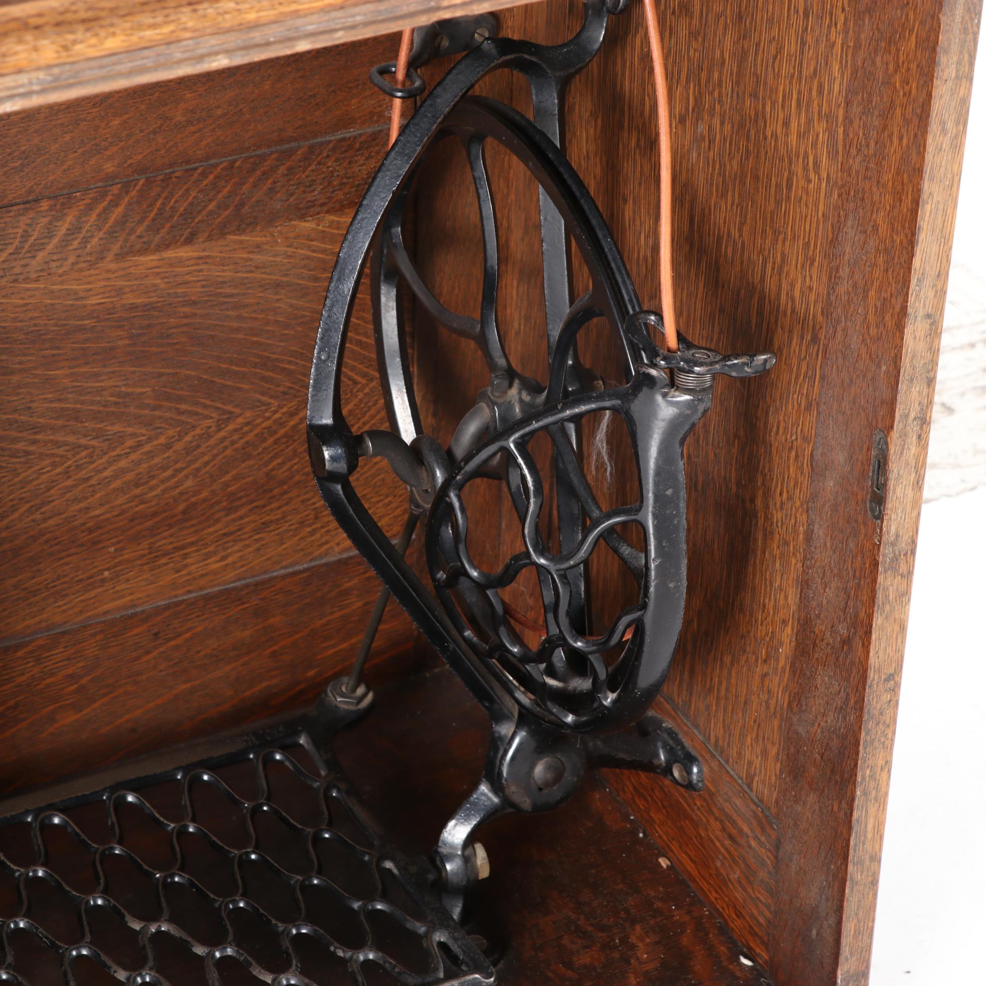 Singer Treadle Sewing Machine No. 66 with Open Side No. 23