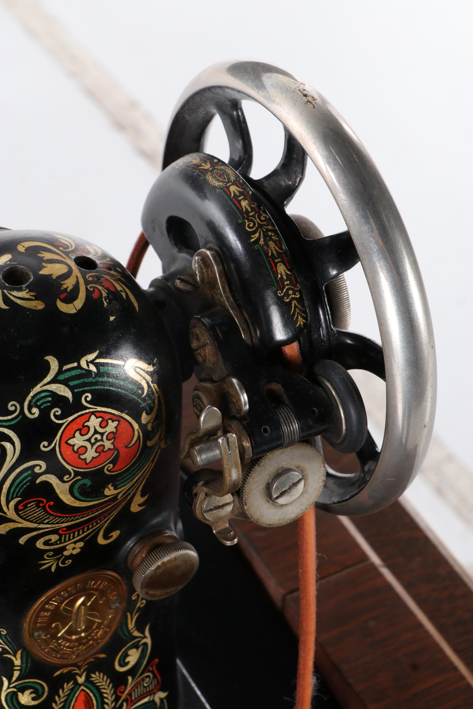 Singer Treadle Sewing Machine No. 66 with Open Side No. 23