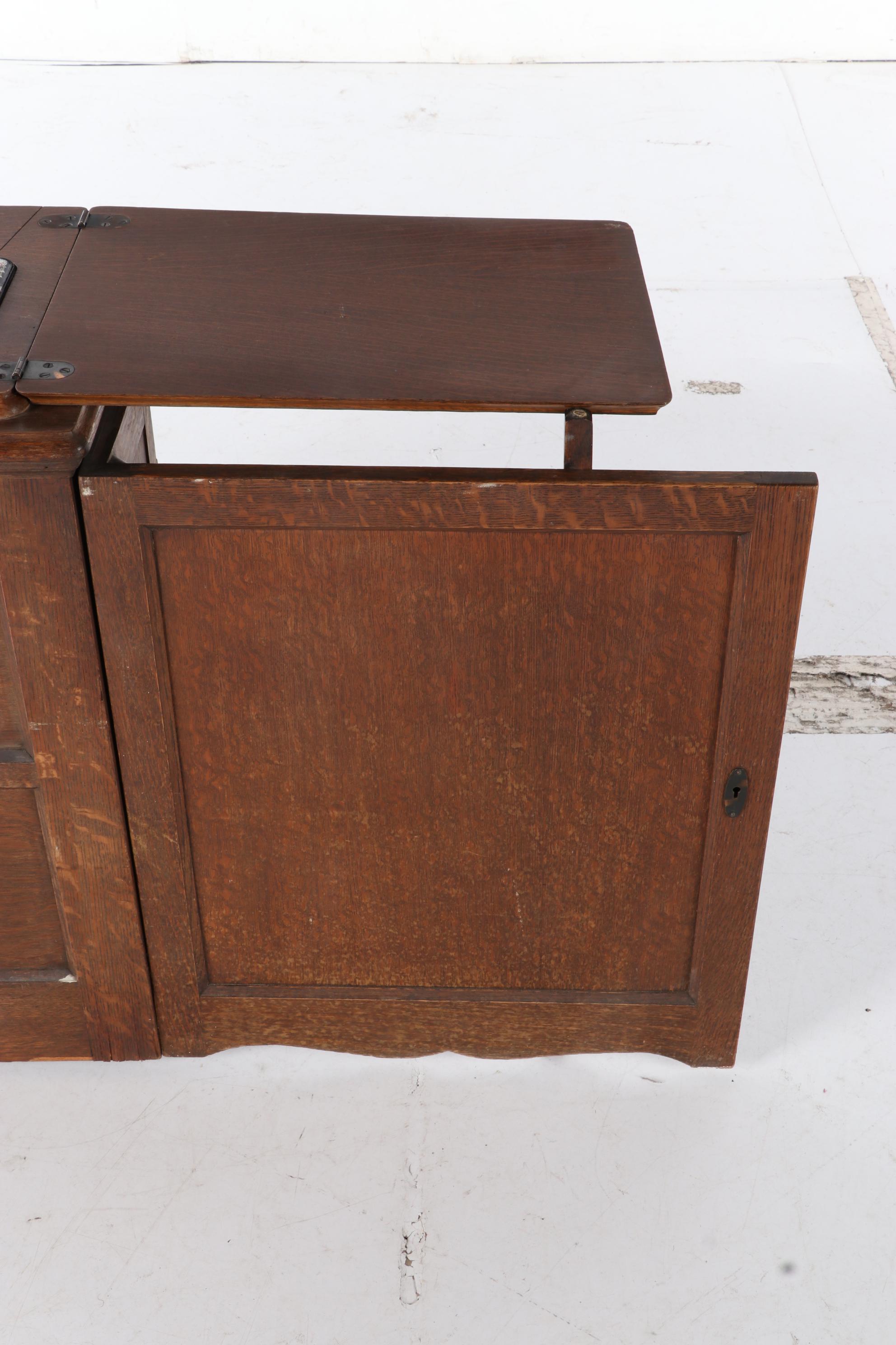 Singer Treadle Sewing Machine No. 66 with Open Side No. 23