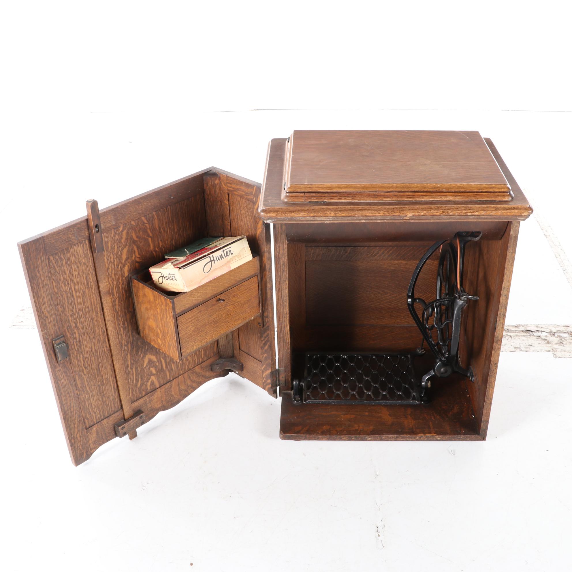 Singer Treadle Sewing Machine No. 66 with Open Side No. 23