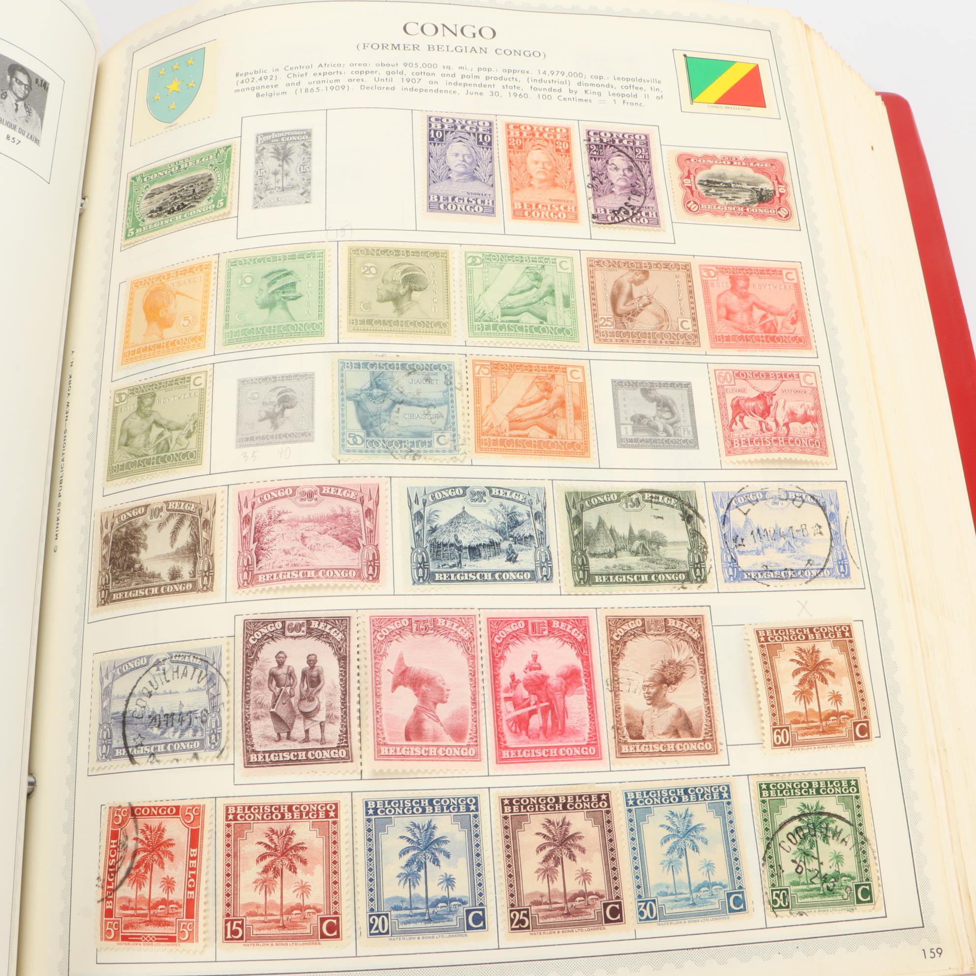International Stamp Collection Albums, MidLate 20th Century EBTH