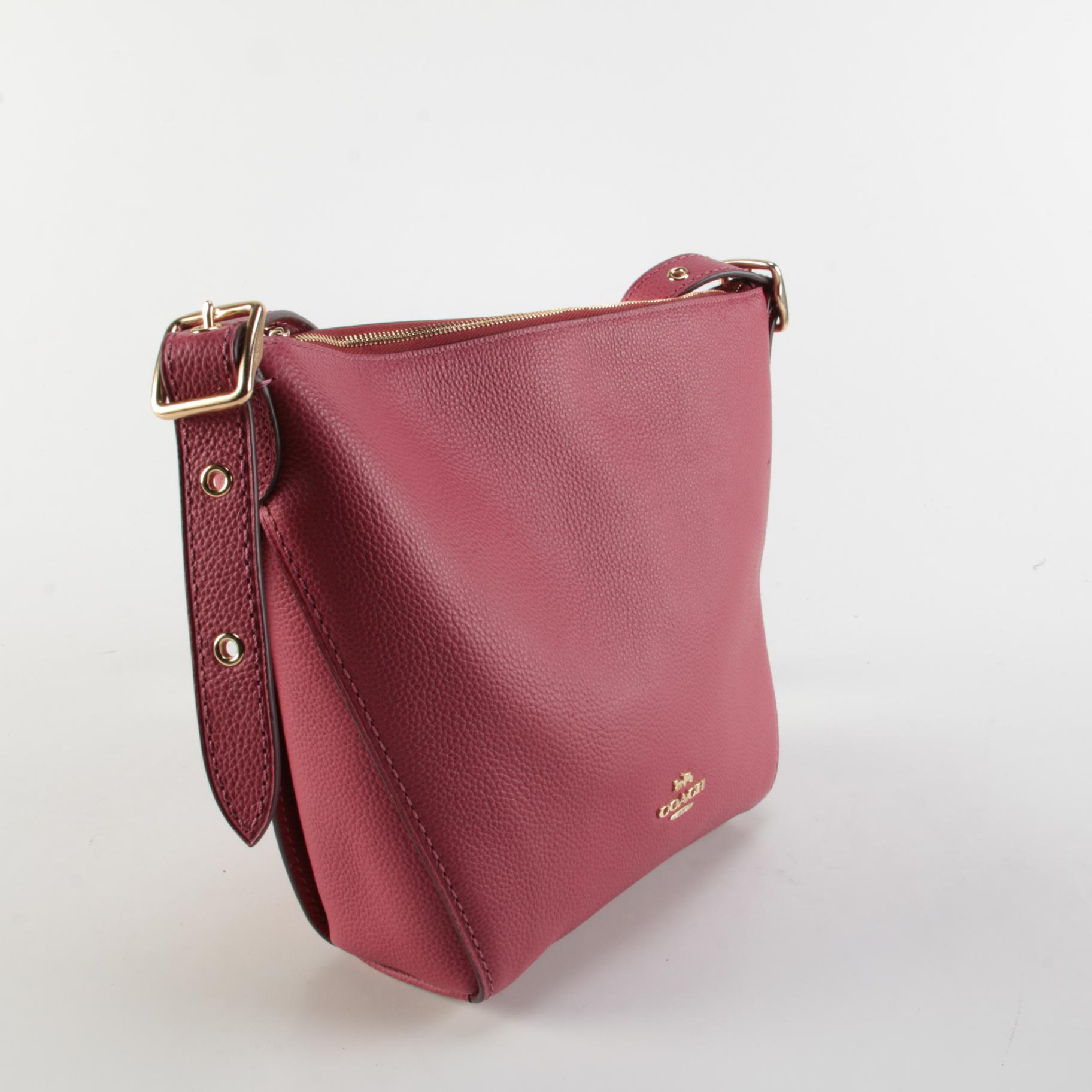 Coach Small Dufflette Crossbody Bag in Dusty Rose Leather EBTH