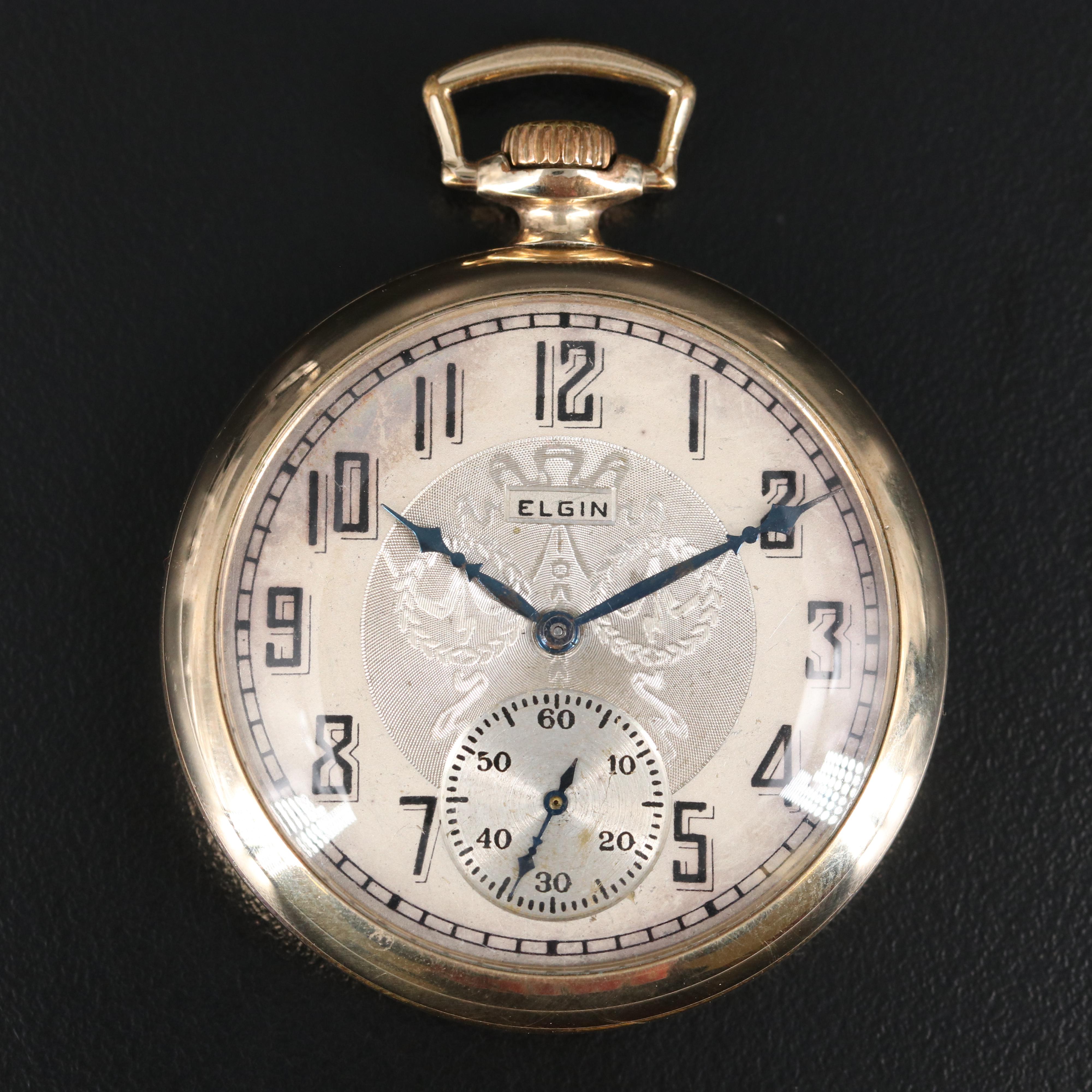 elgin size 12 pocket watch